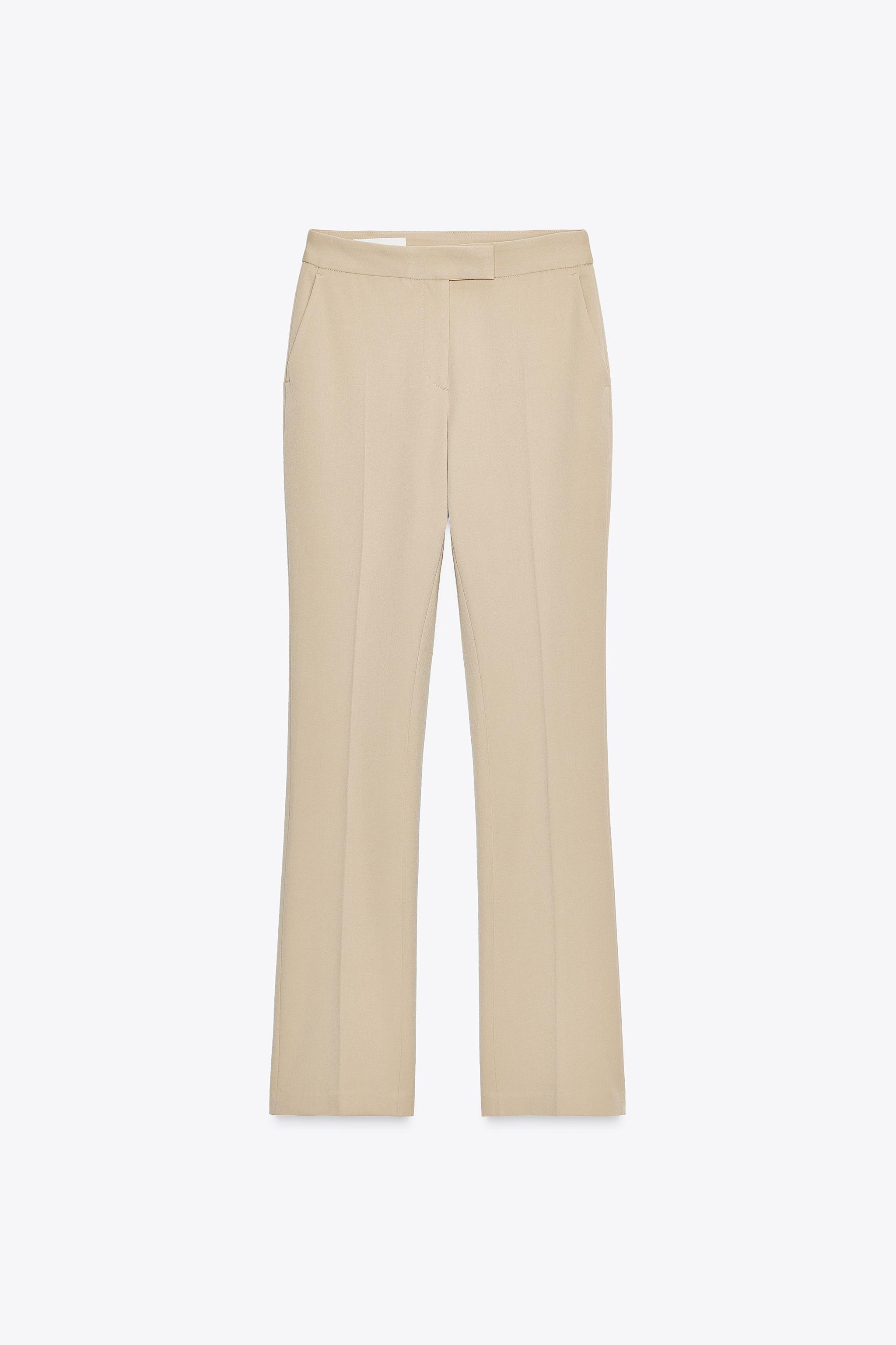 LOW RISE FLARE PANTS