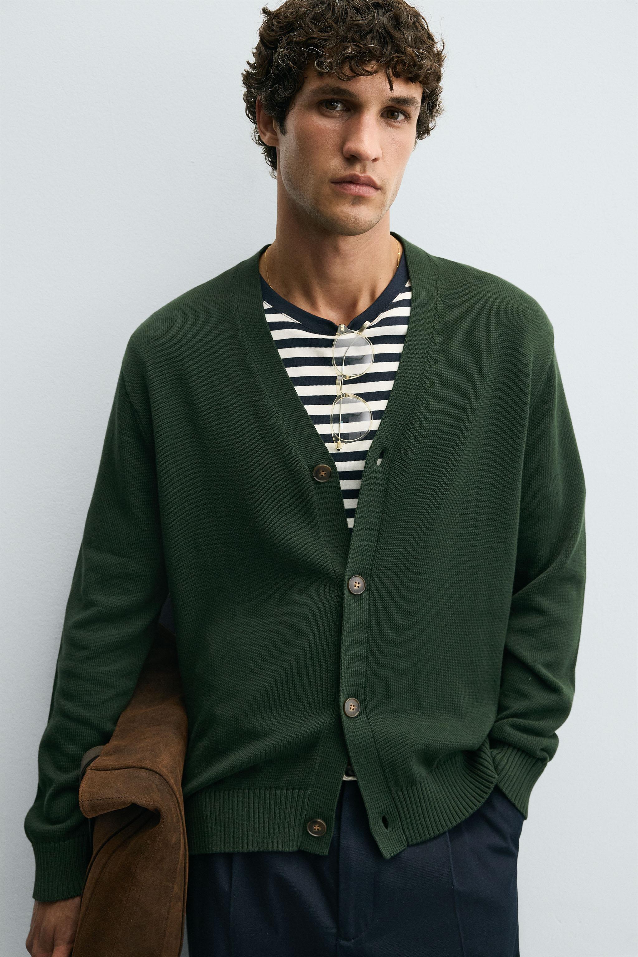 COTTON REGULAR FIT CARDIGAN