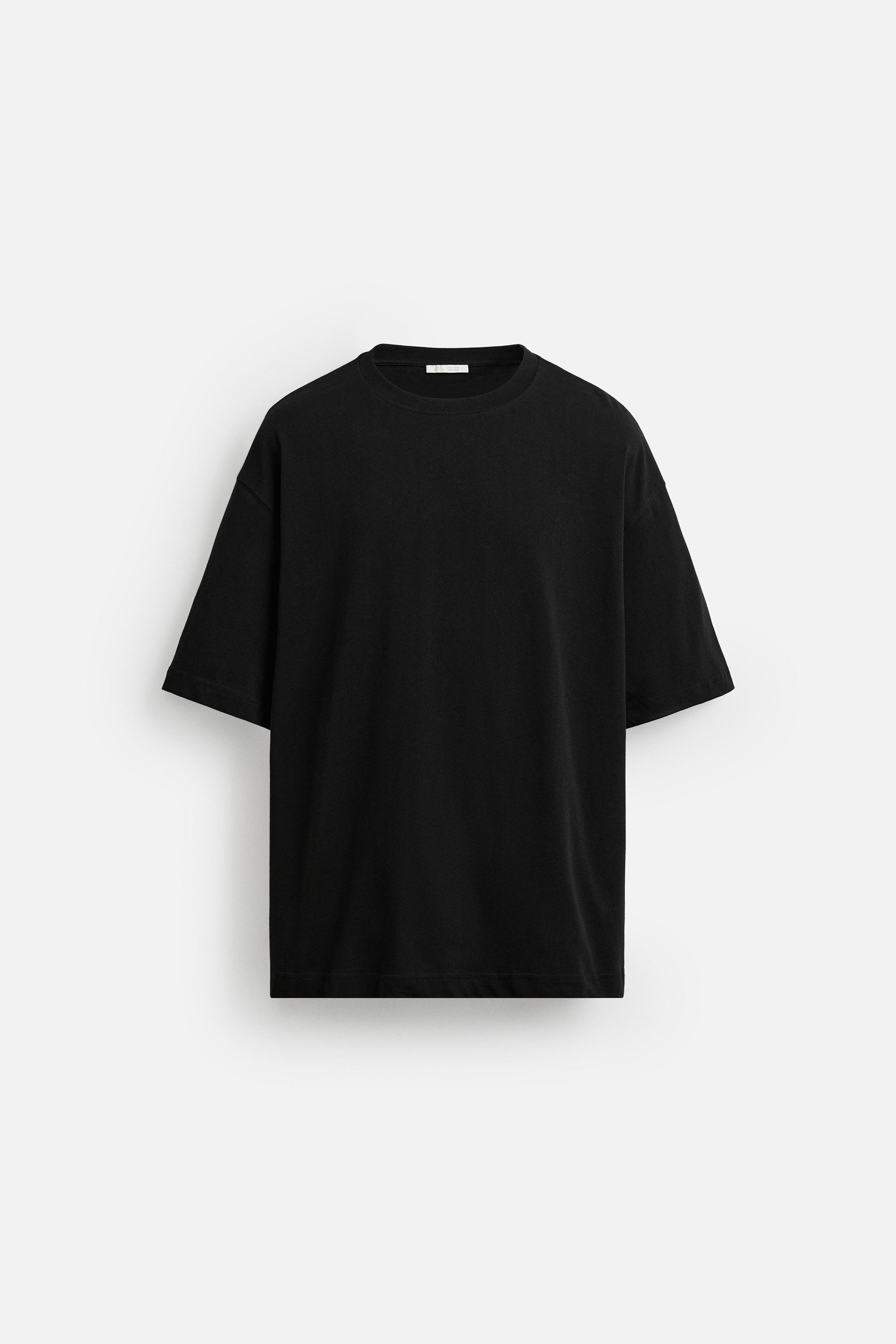 CONTRAST EMBROIDERY T-SHIRT