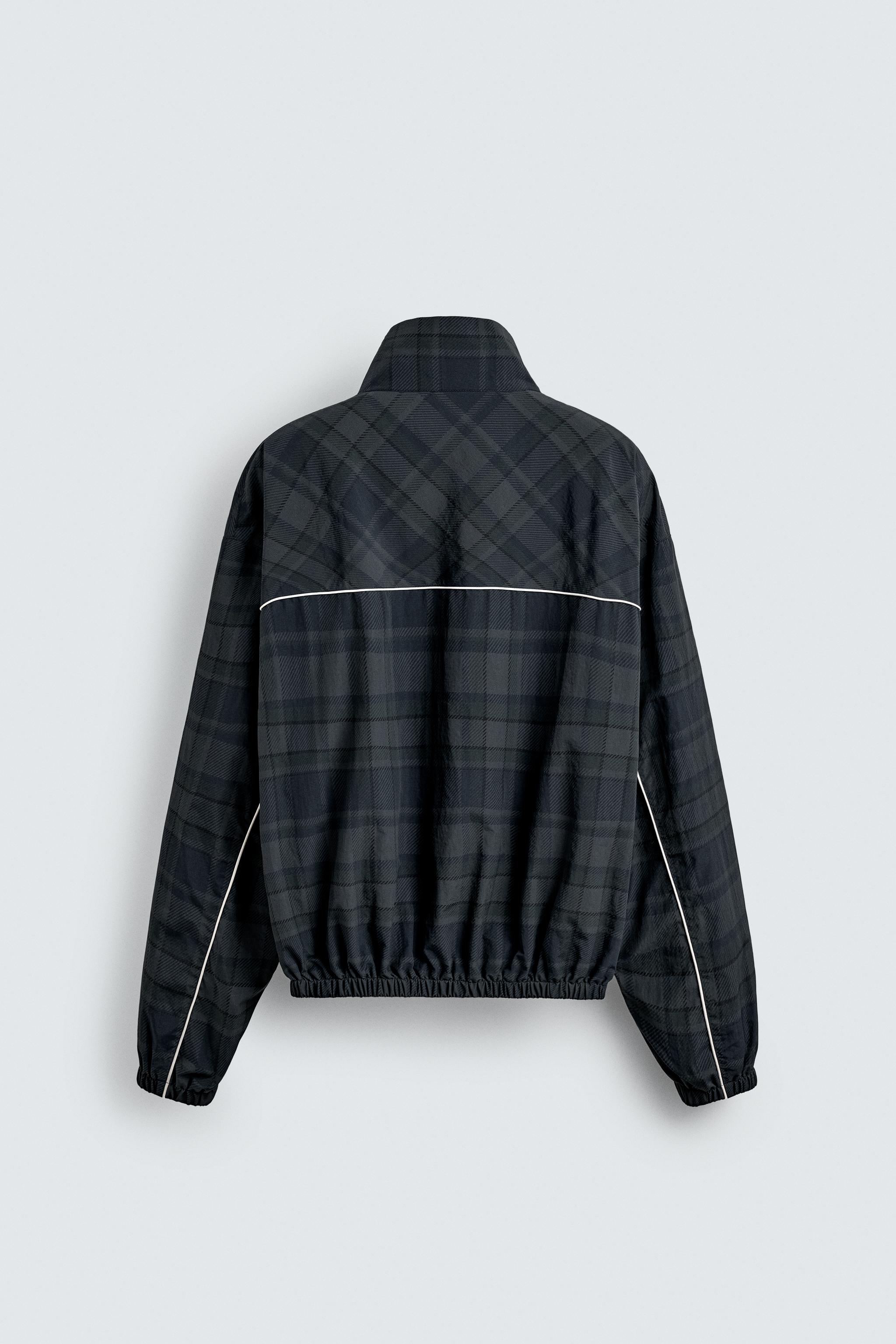 CONTRAST CHECK TECHNICAL JACKET