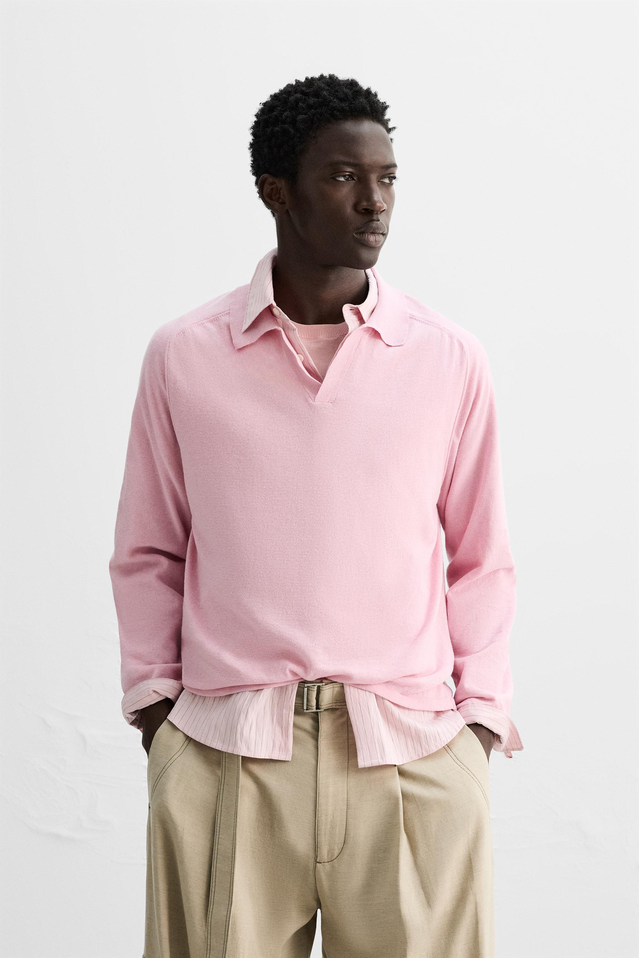 LIGHTWEIGHT KNIT POLO SHIRT