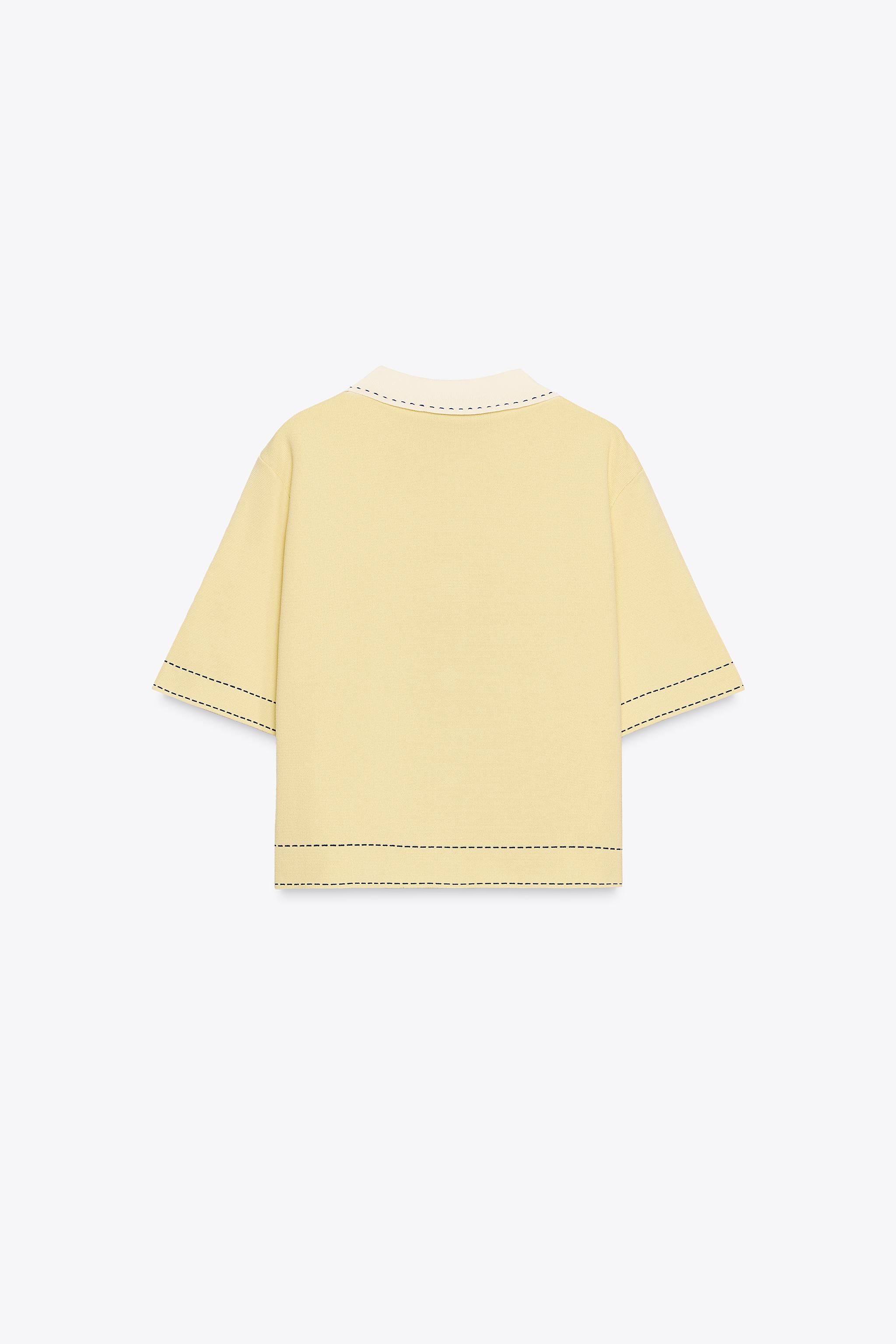 STITCH DETAIL KNIT POLO JACKET