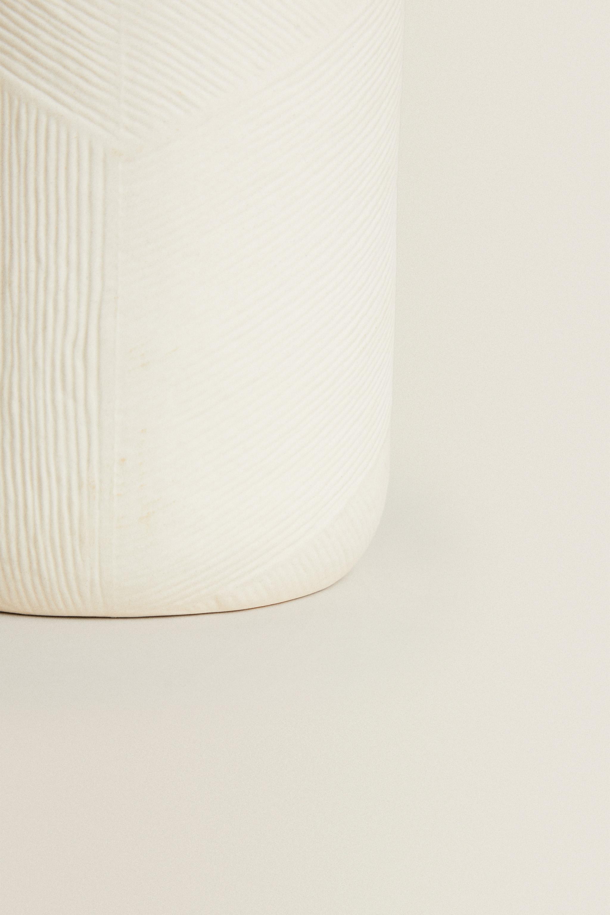 TEXTURED CERAMIC VASE