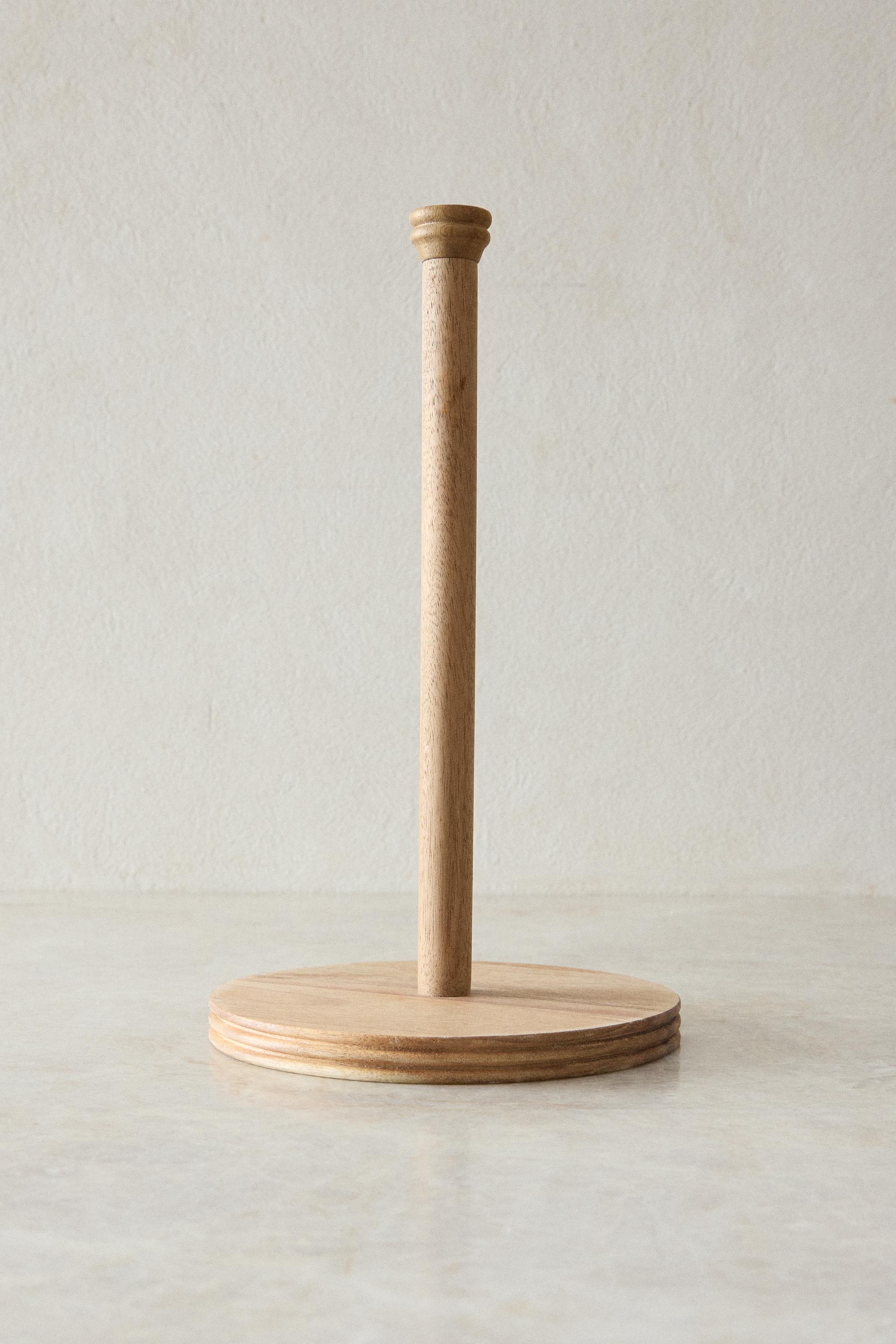 ACACIA WOOD ROLL OR TOILET PAPER HOLDER