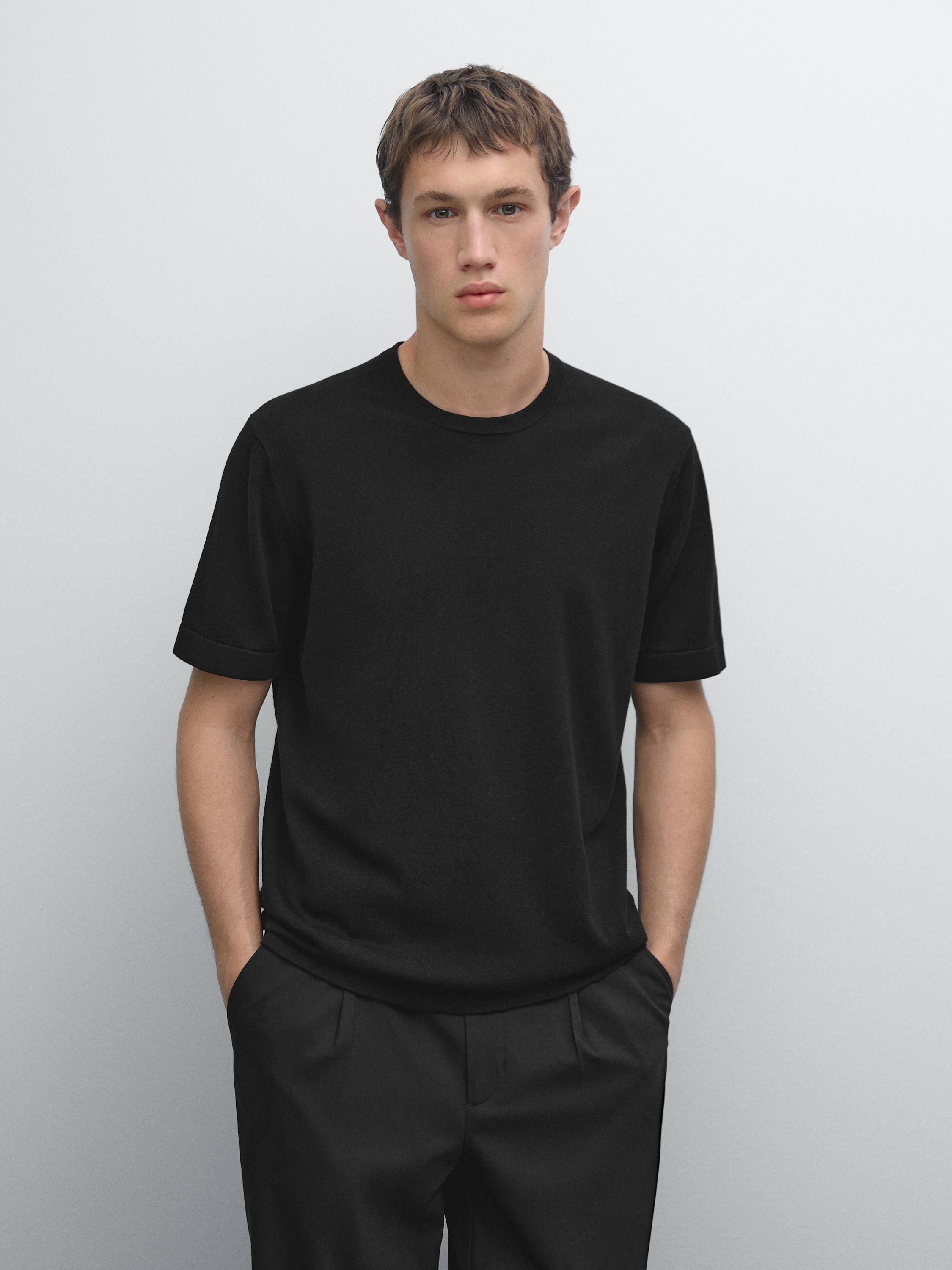 100% cotton short sleeve knit sweater