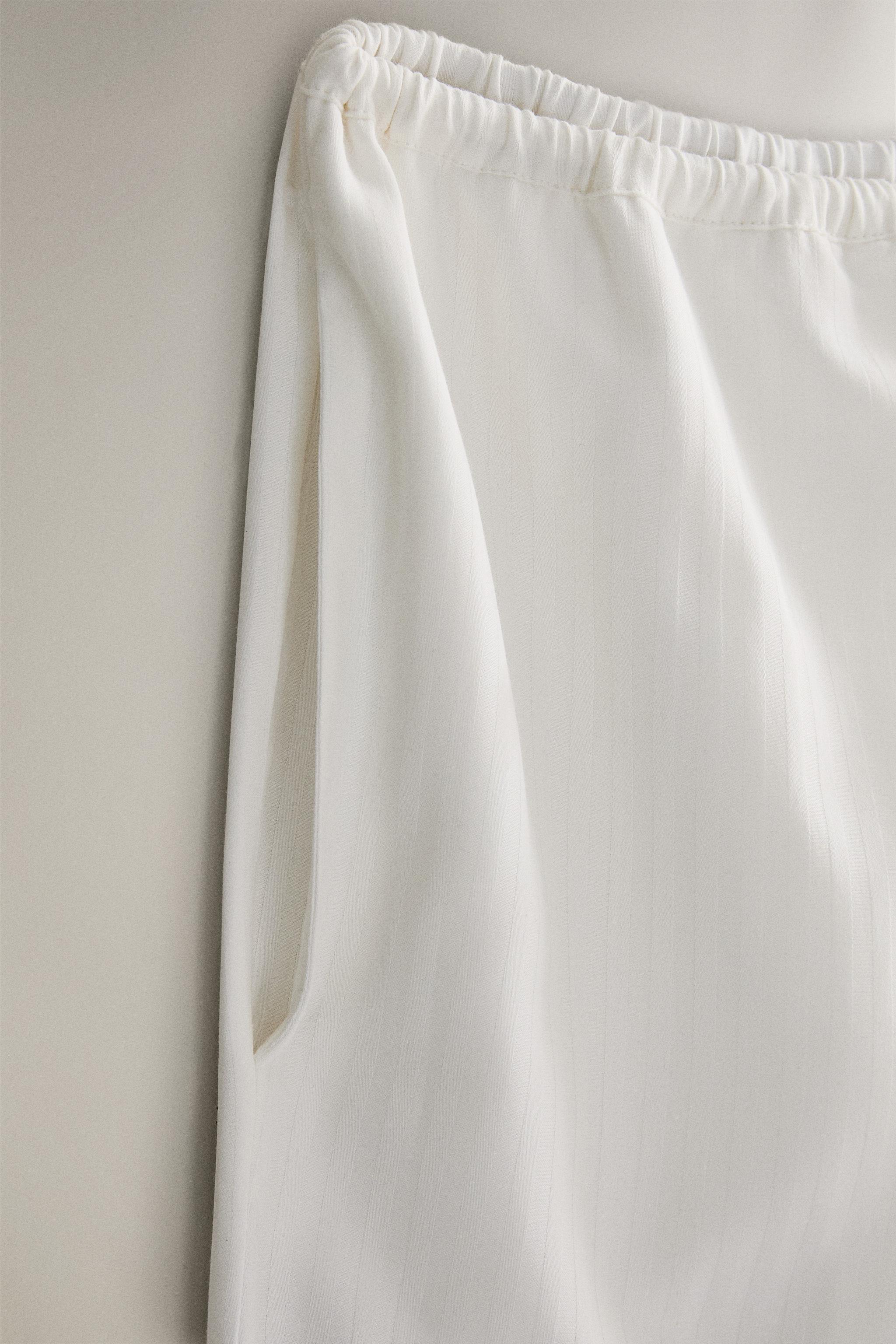 STRIPED JACQUARD PANTS