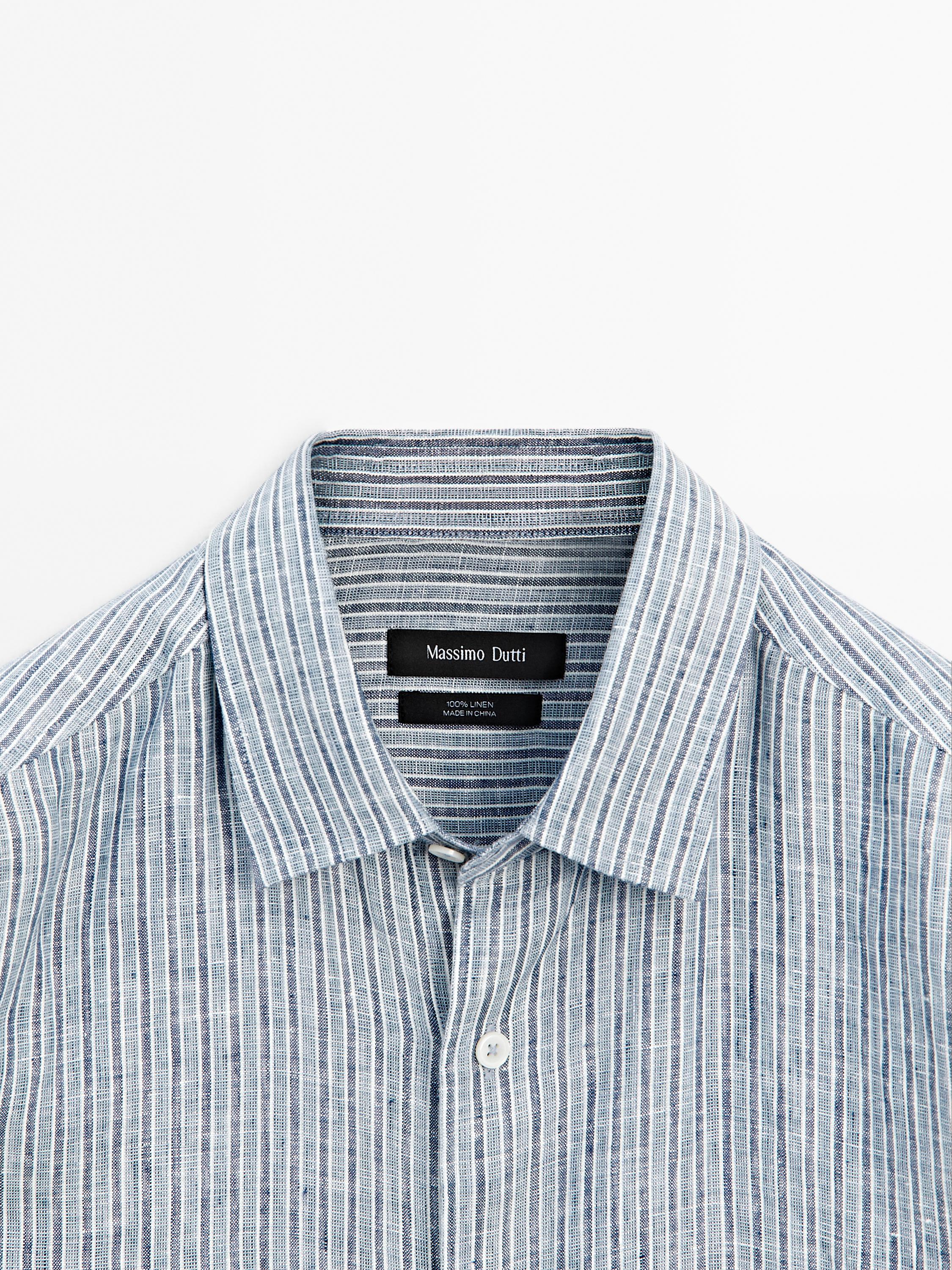 Regular fit striped shirt