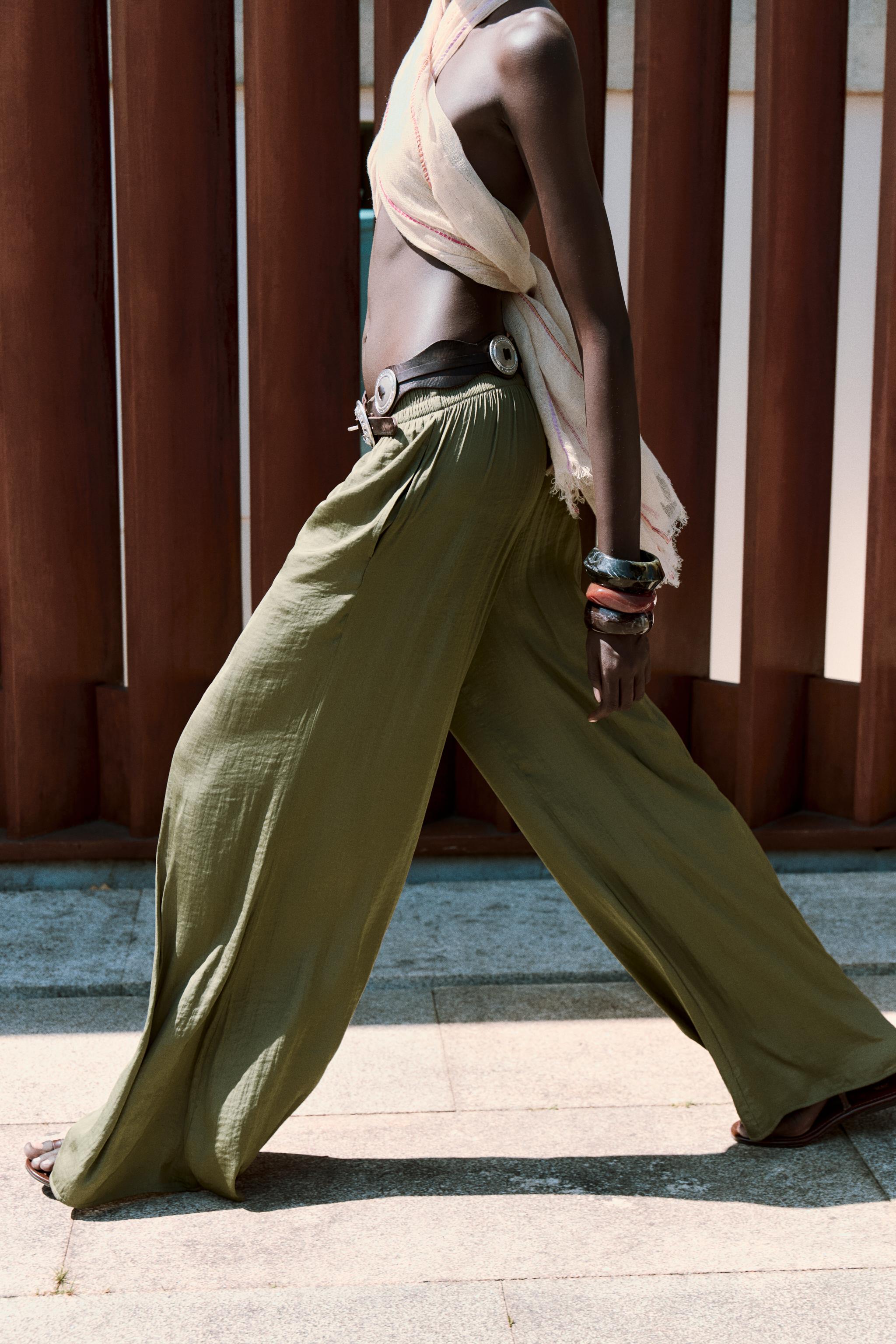FLOWY WIDE LEG PANTS