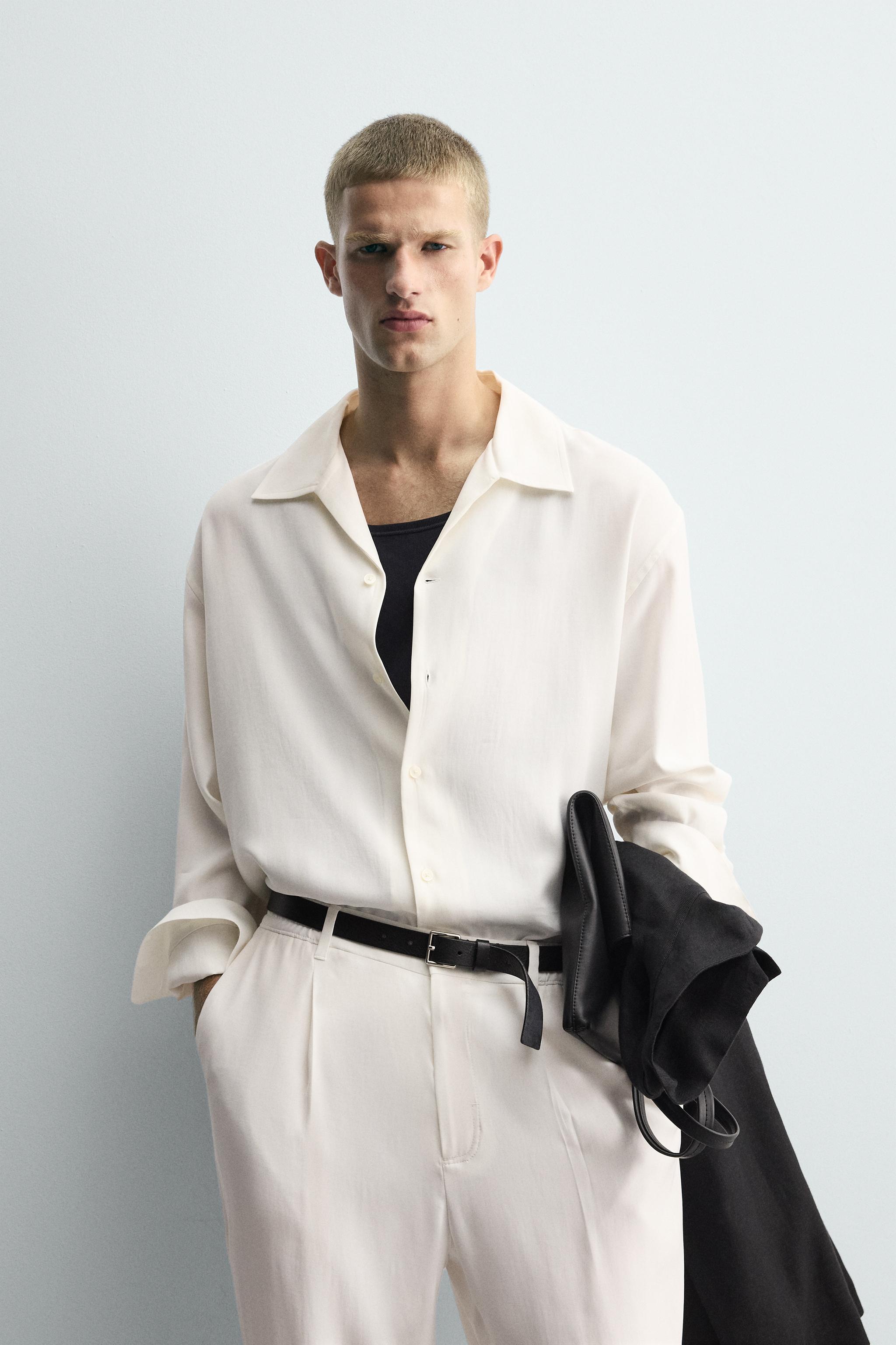 RELAXED FIT FLOWY SHIRT