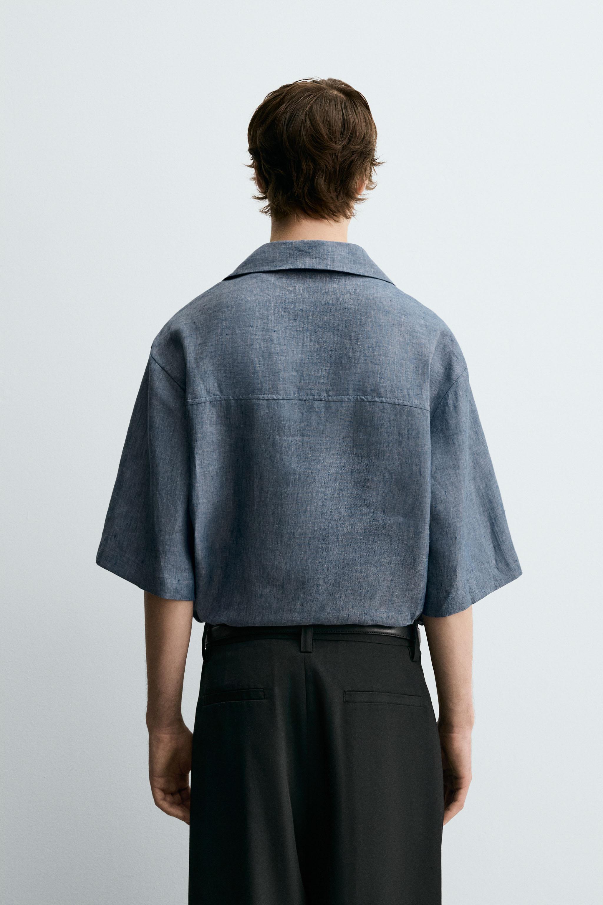 100% LINEN POLO SHIRT