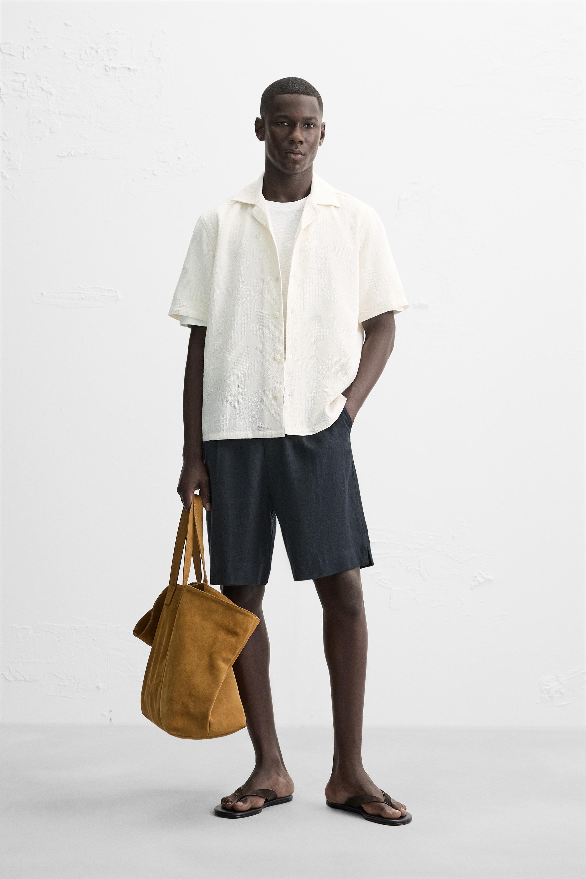 RELAXED FIT JACQUARD SHIRT