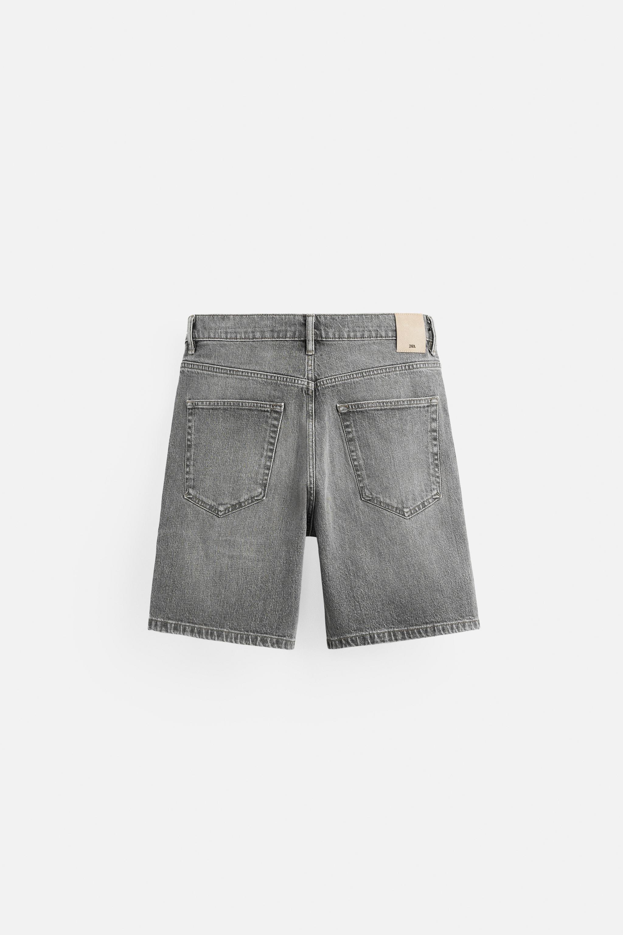 REGULAR FIT DENIM SHORTS