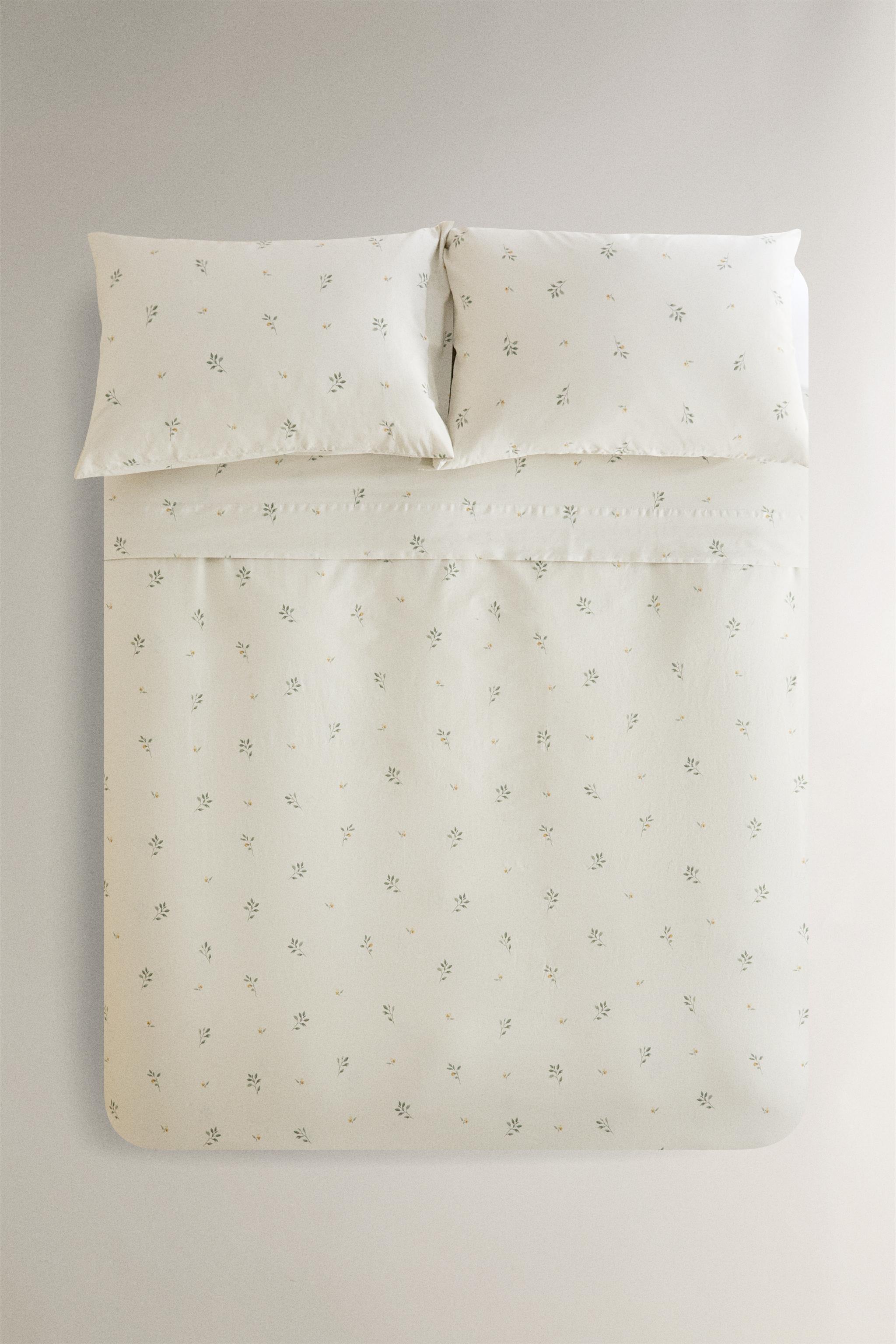 LEAF PRINT DUVET COVER
