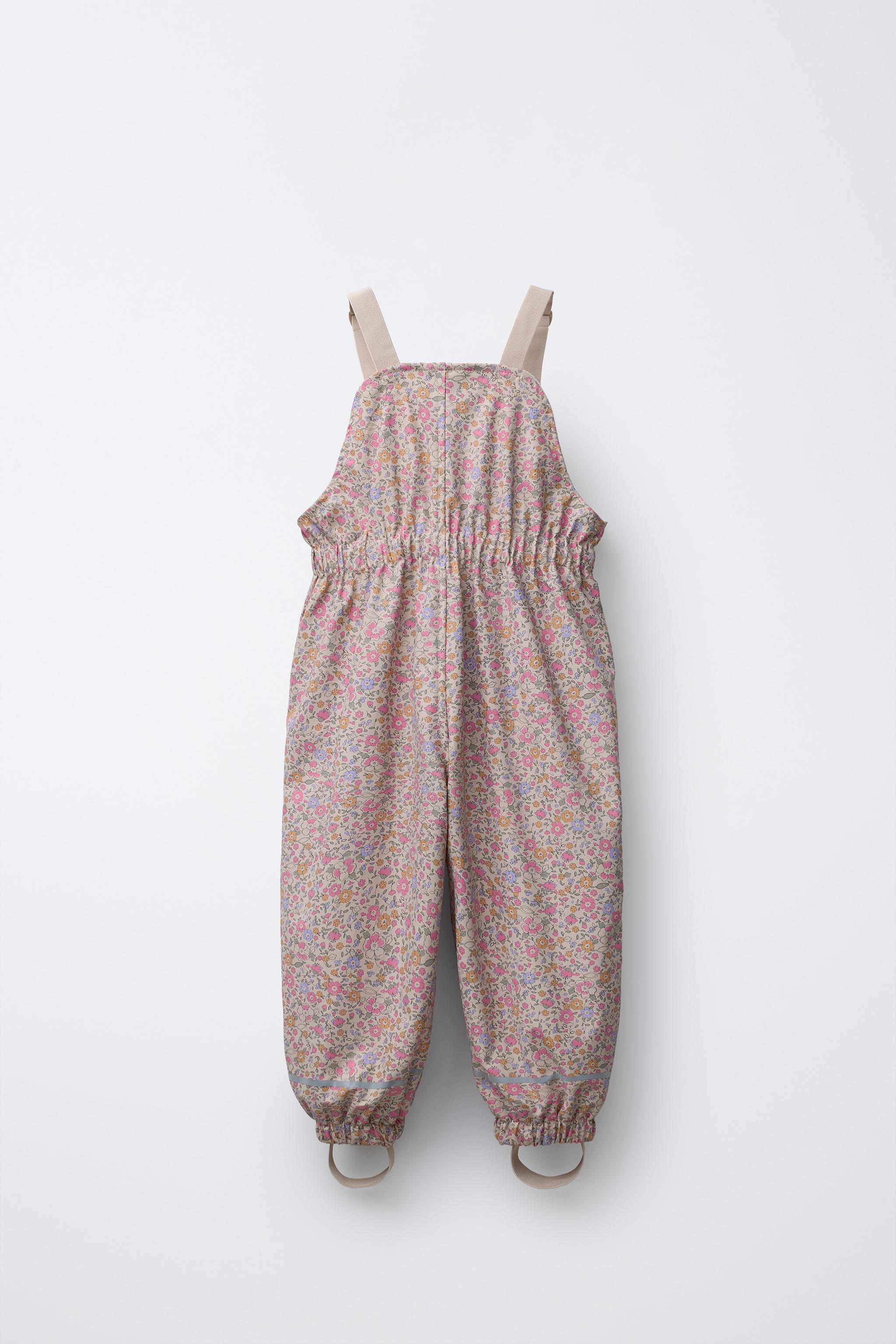 RUBBERIZED WATER-RESISTANT PRINTED OVERALLS