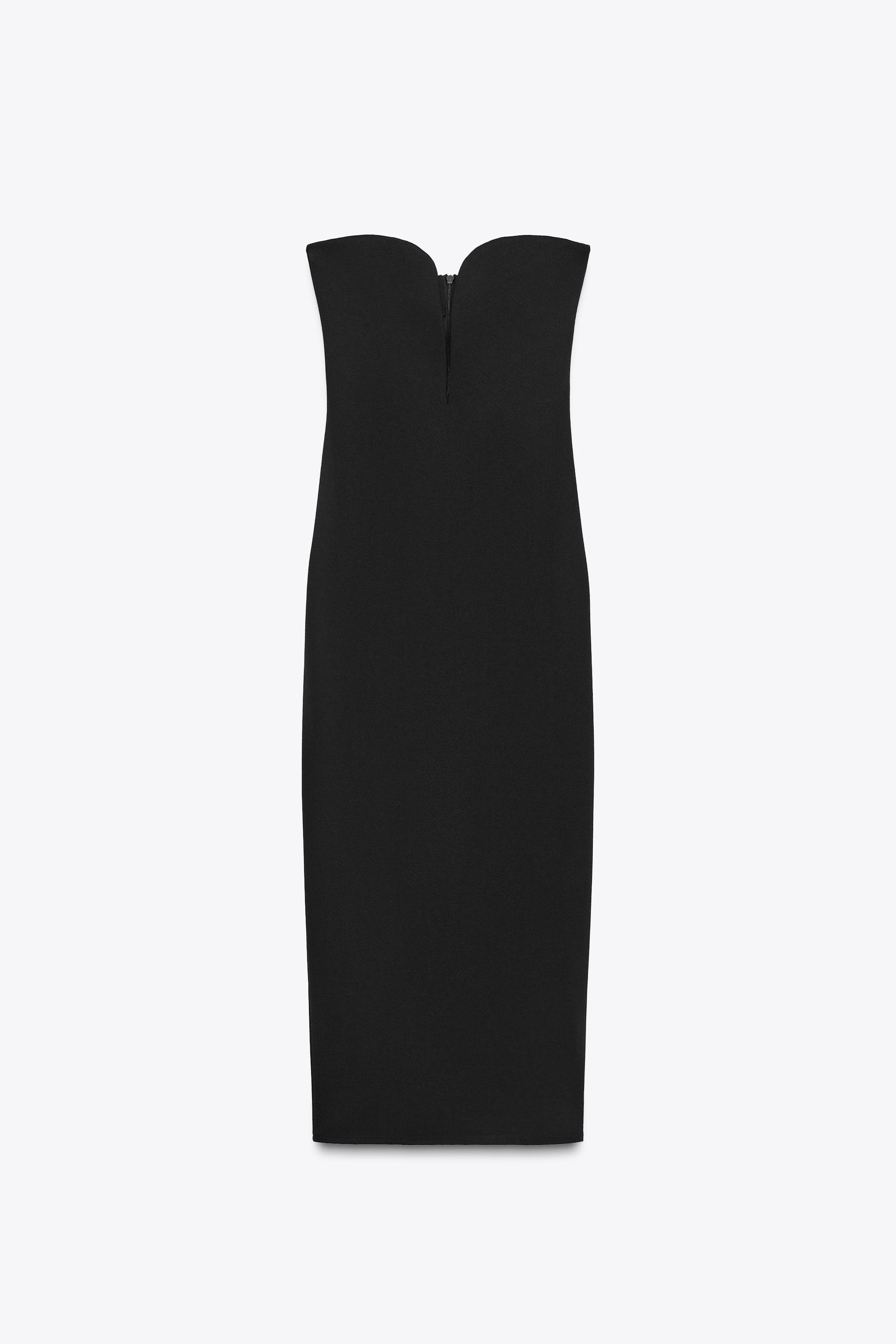 SWEETHEART NECKLINE MIDI DRESS