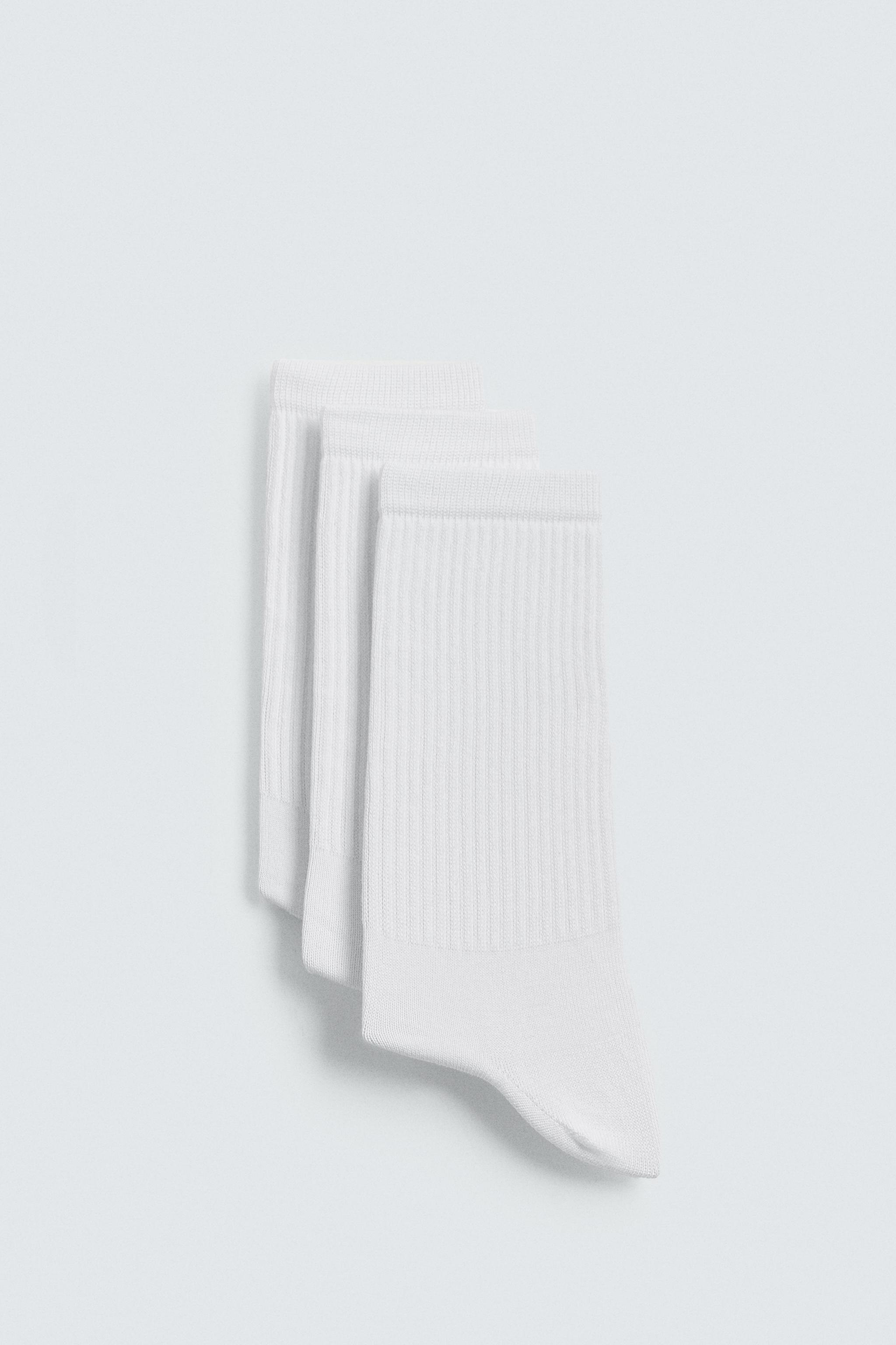 THREE-PACK OF BASIC RIBBED SOCKS