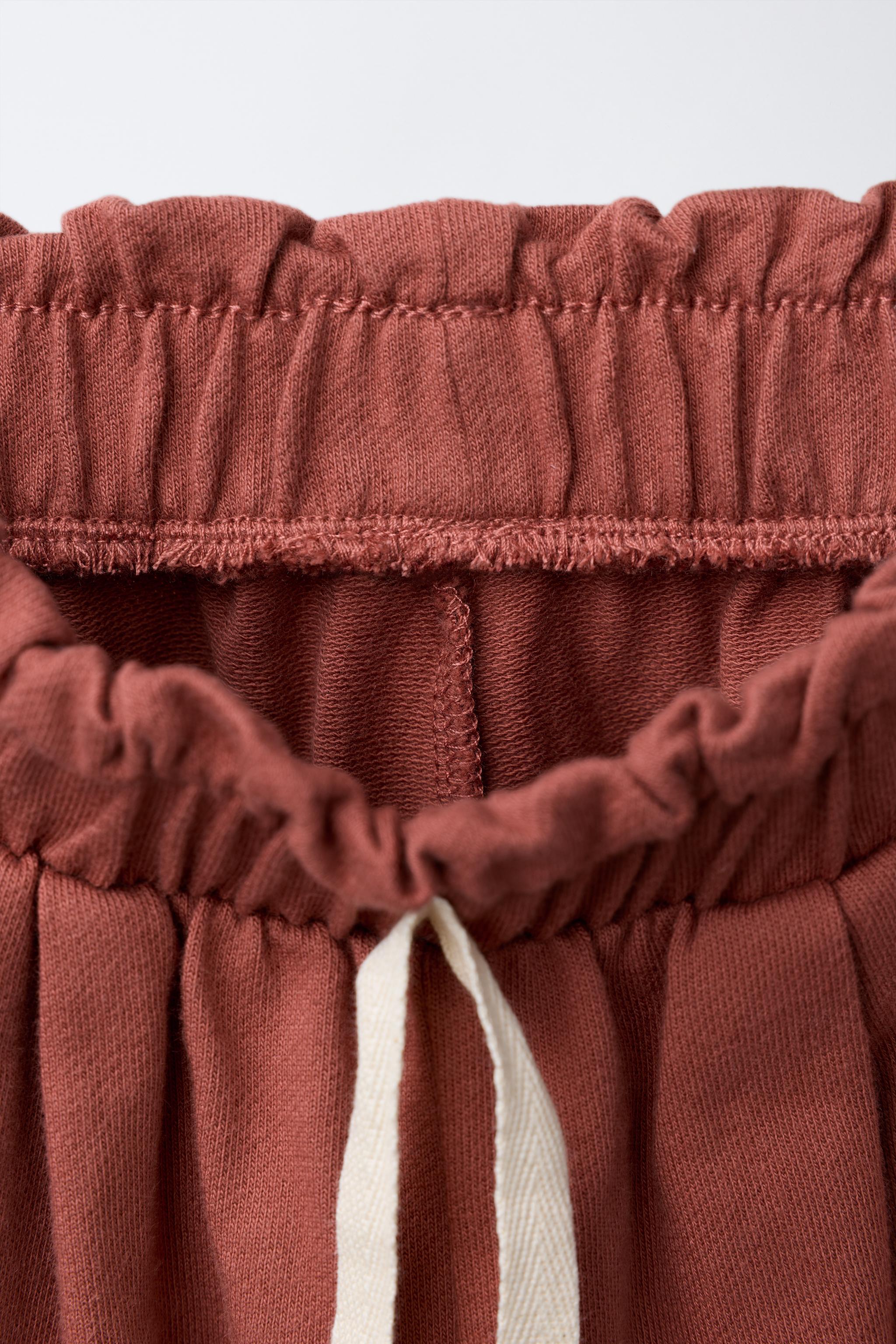 CROCHET DETAIL BAGGY PANTS