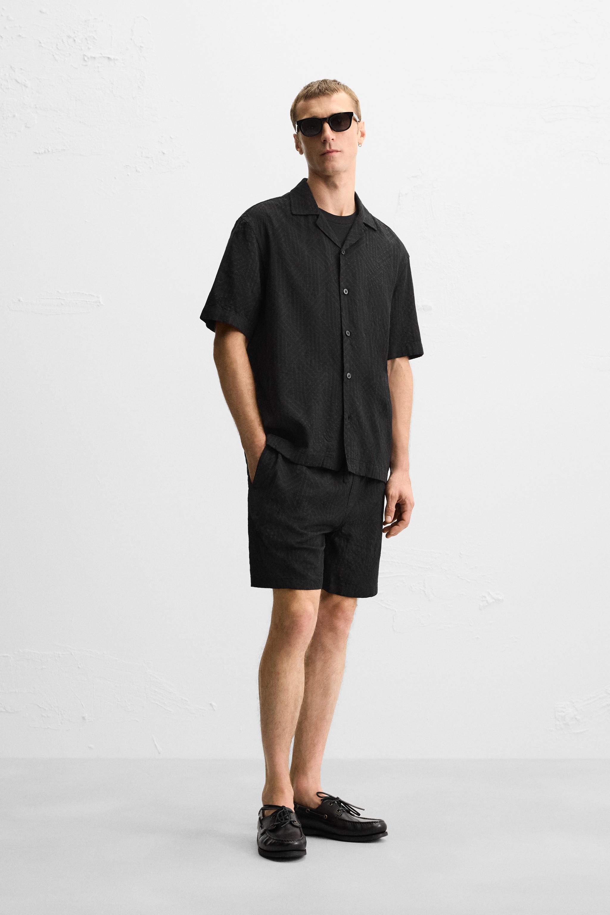 GEOMETRIC JACQUARD SHIRT