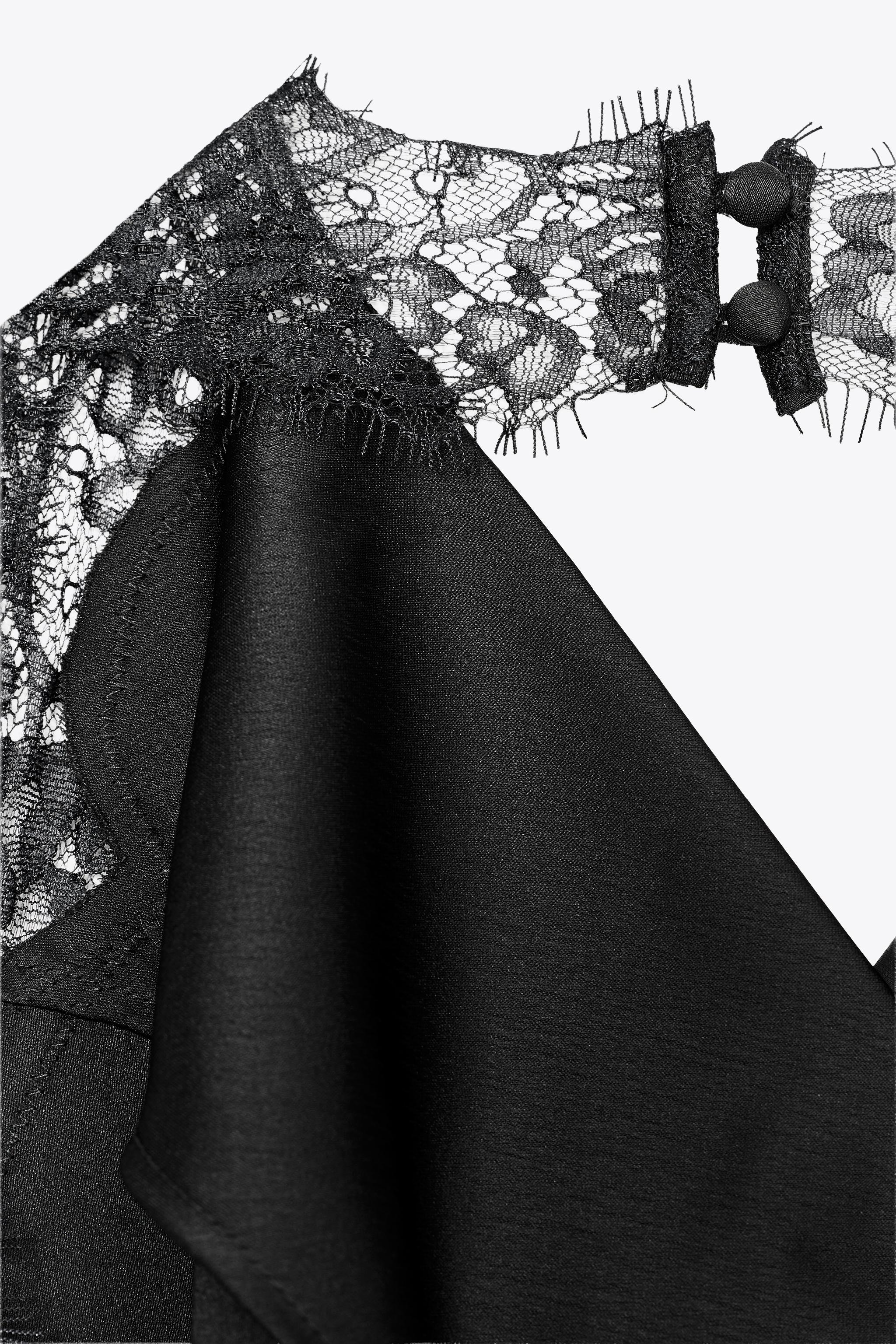 ZW COLLECTION LACE HALTER TOP