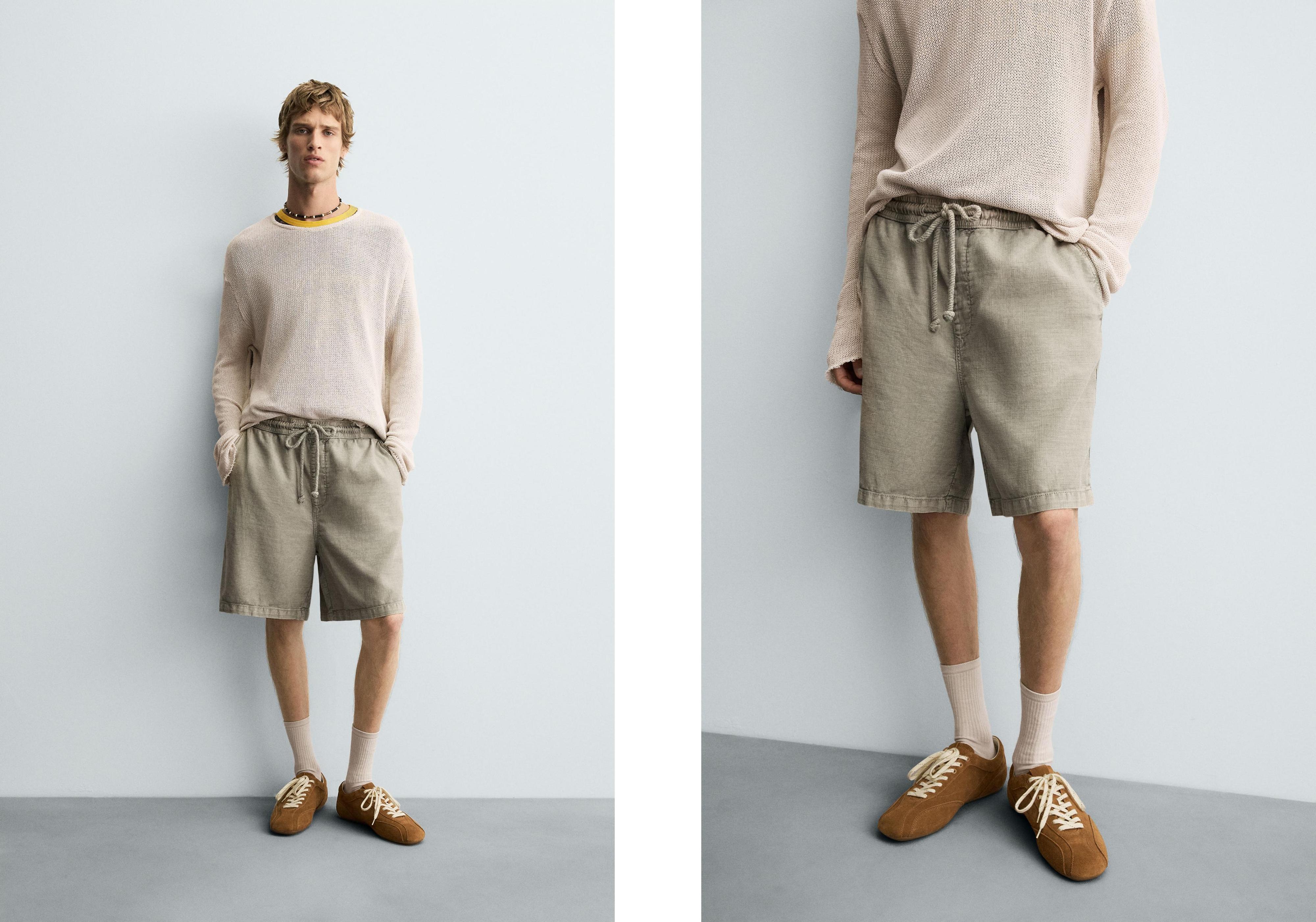 WASHED RELAXED FIT SHORTS