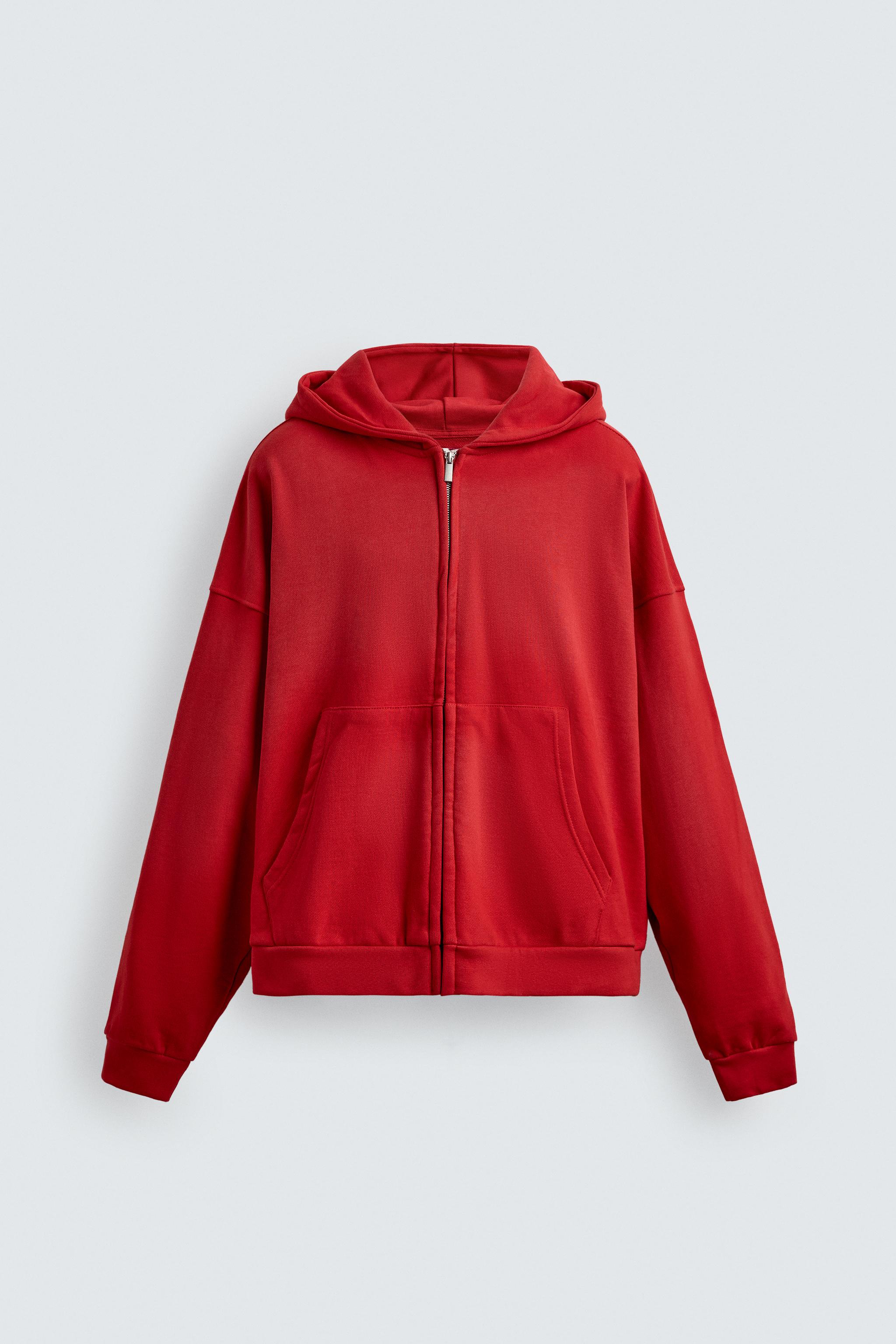 SPRAY WASH ZIP SWEATSHIRT