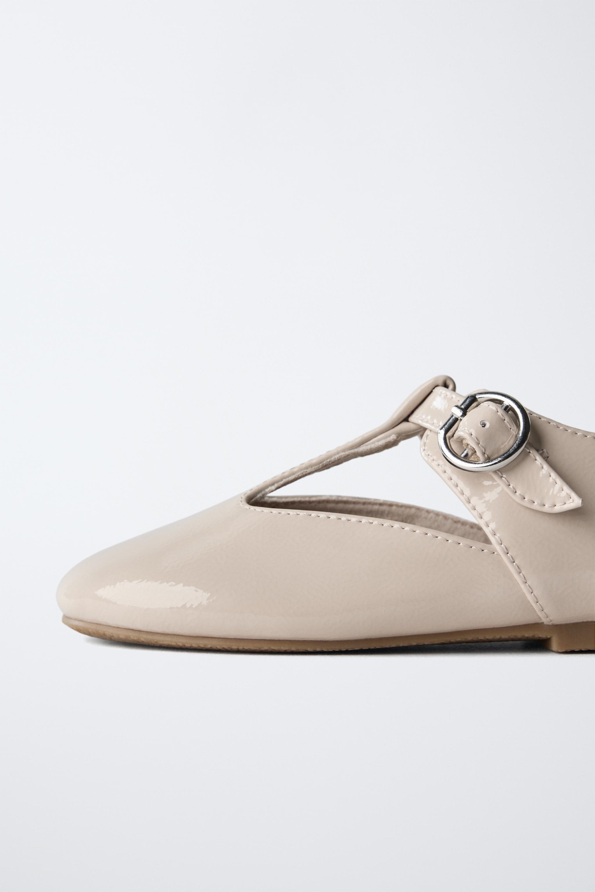 PATENT T-STRAP SHOES