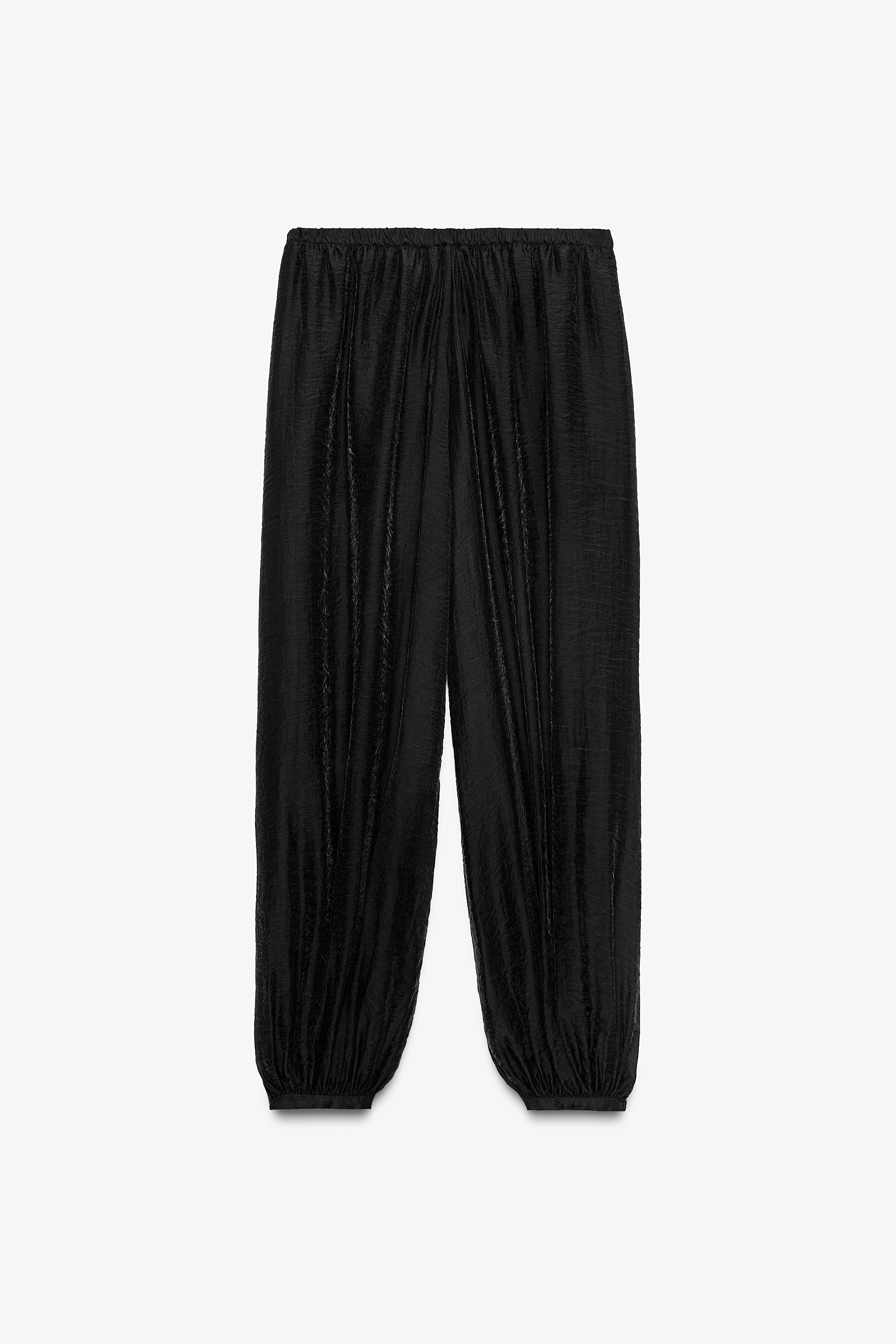 ZW COLLECTION TIE-HEM BALLOON PANTS