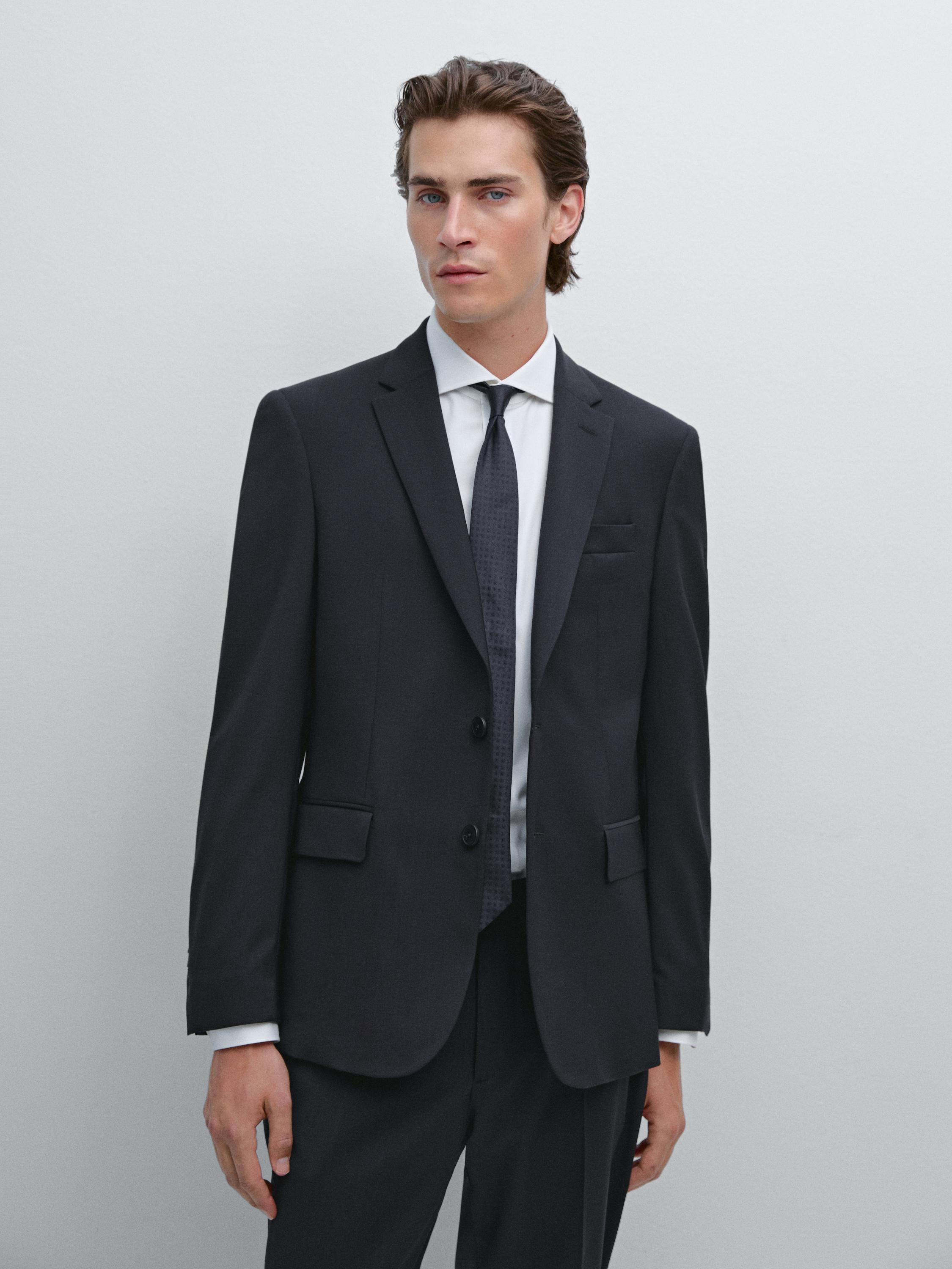 100% wool suit blazer