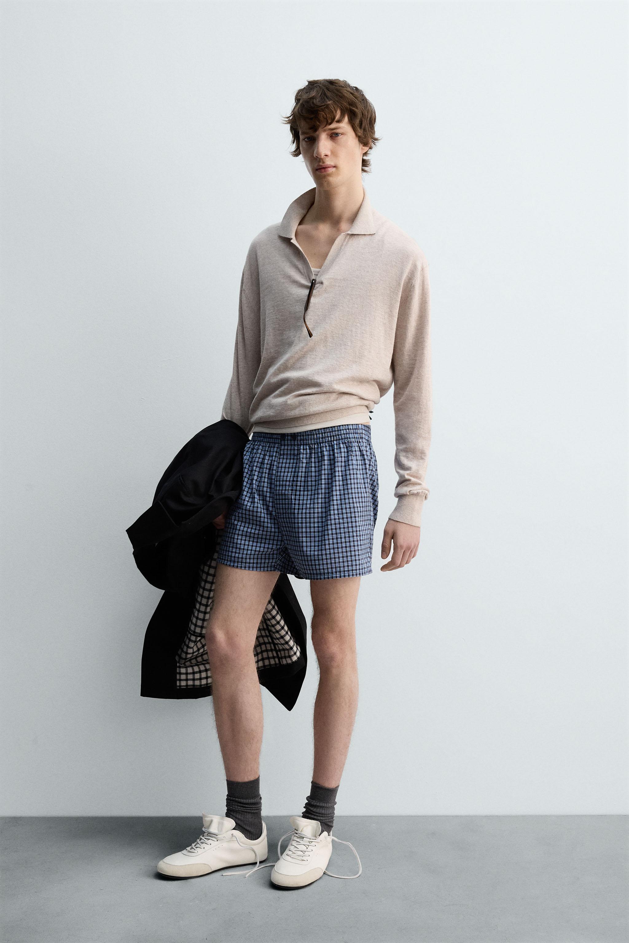 LIMITED EDITION CHECKERED POPLIN BOXERS