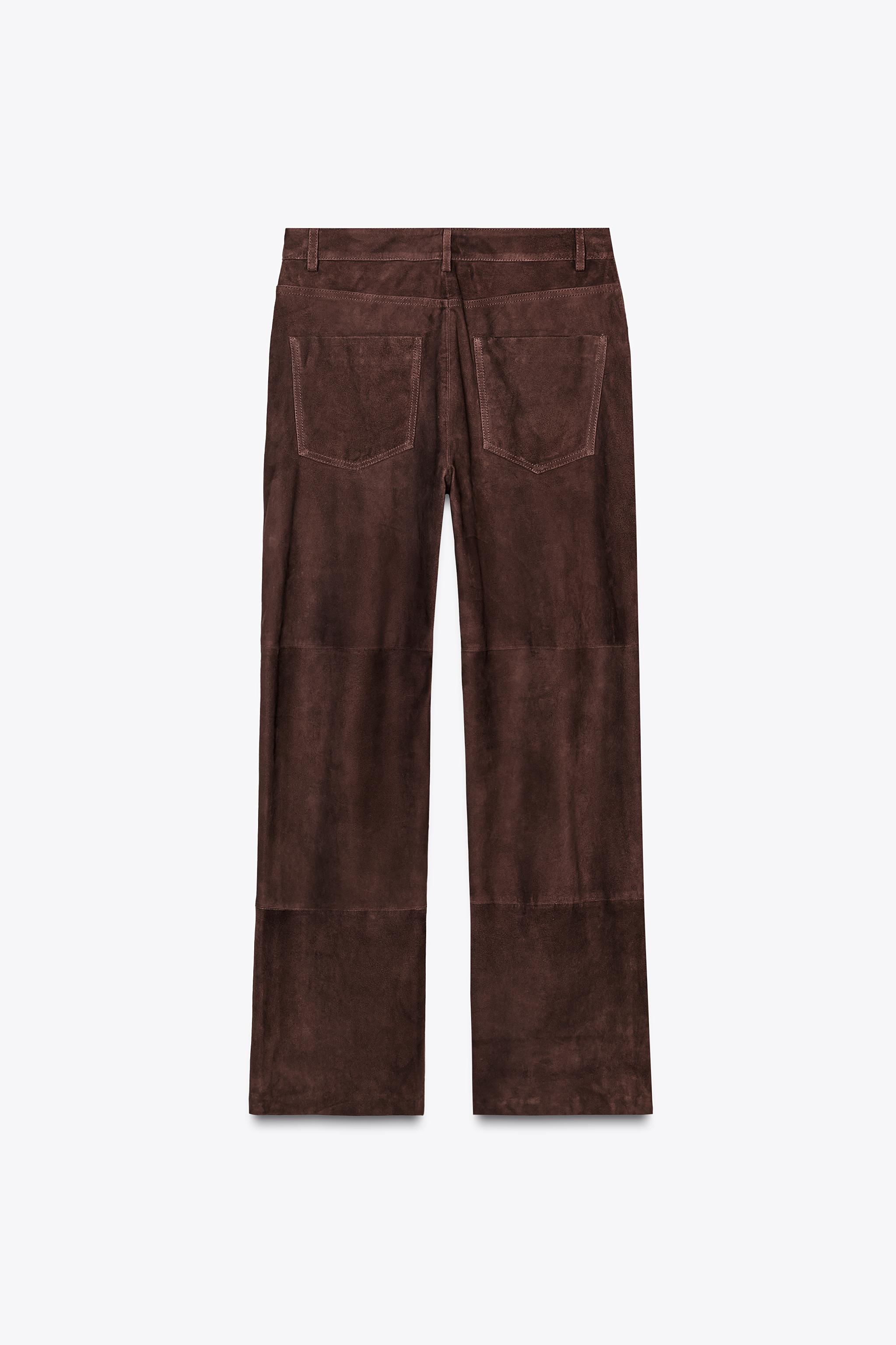 ZW COLLECTION LIMITED EDITION 100% SUEDE PANTS