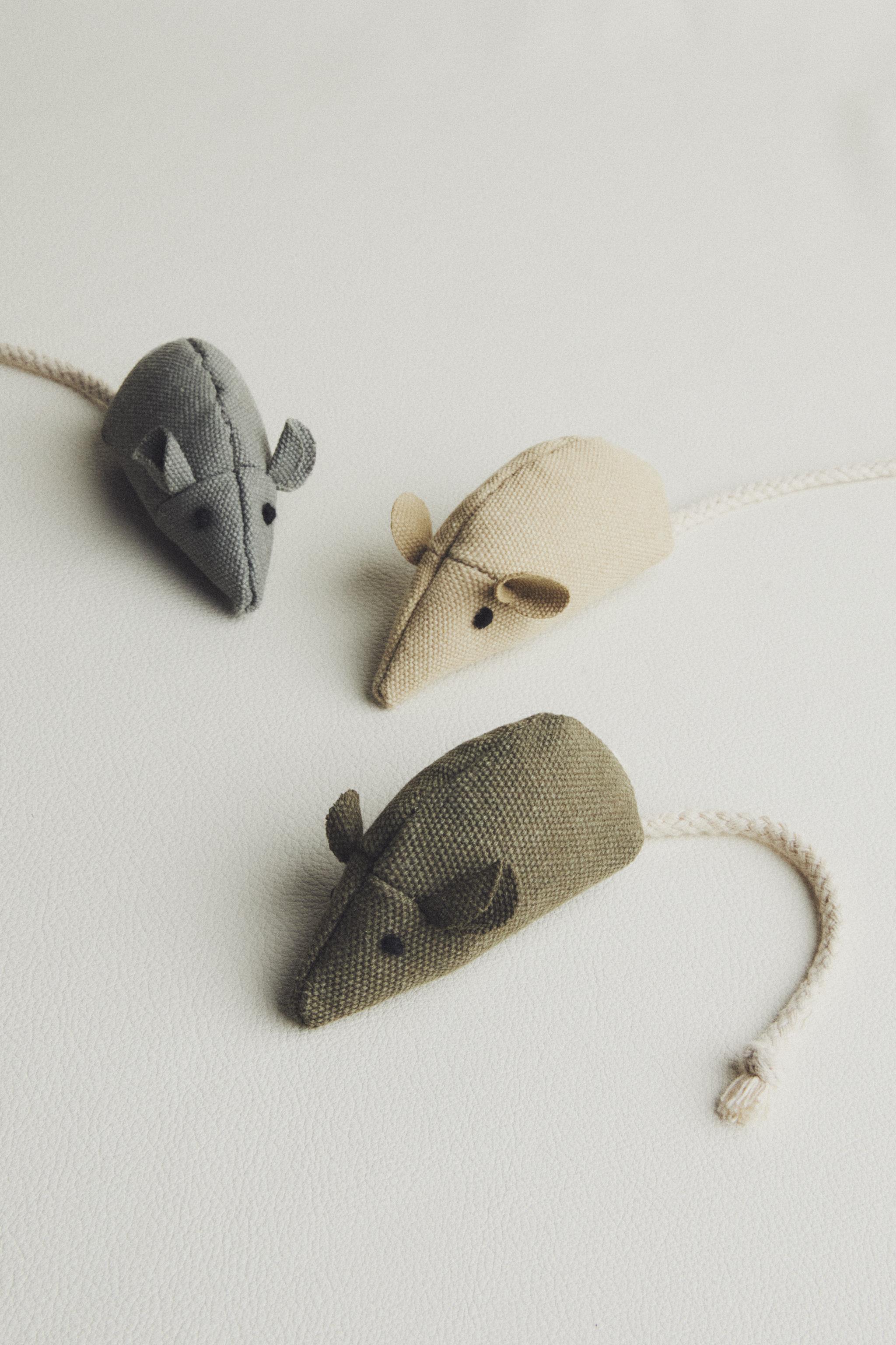 SET OF MOUSE PET TOYS (SET OF 3)