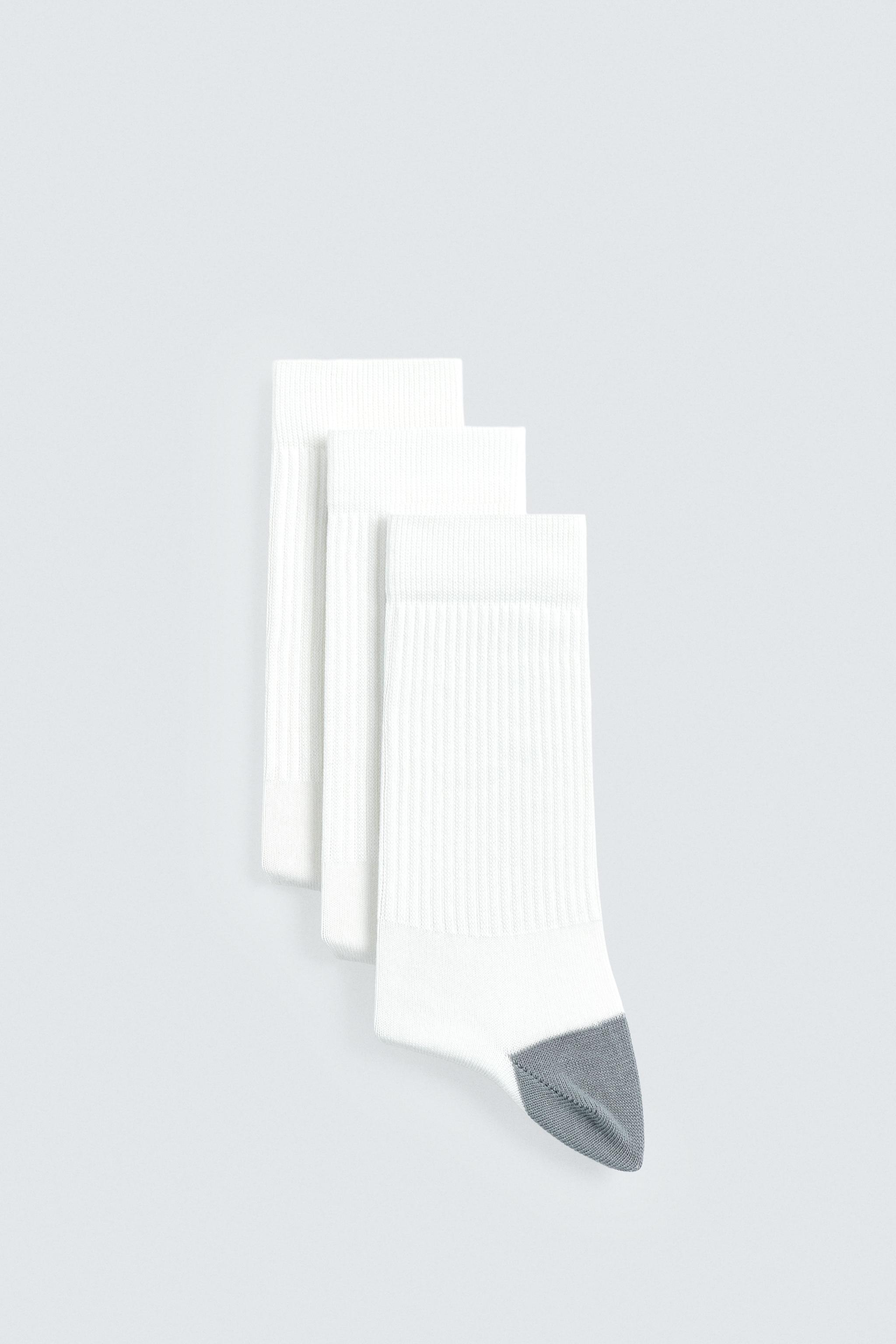 CONTRAST SOCKS 3-PACK
