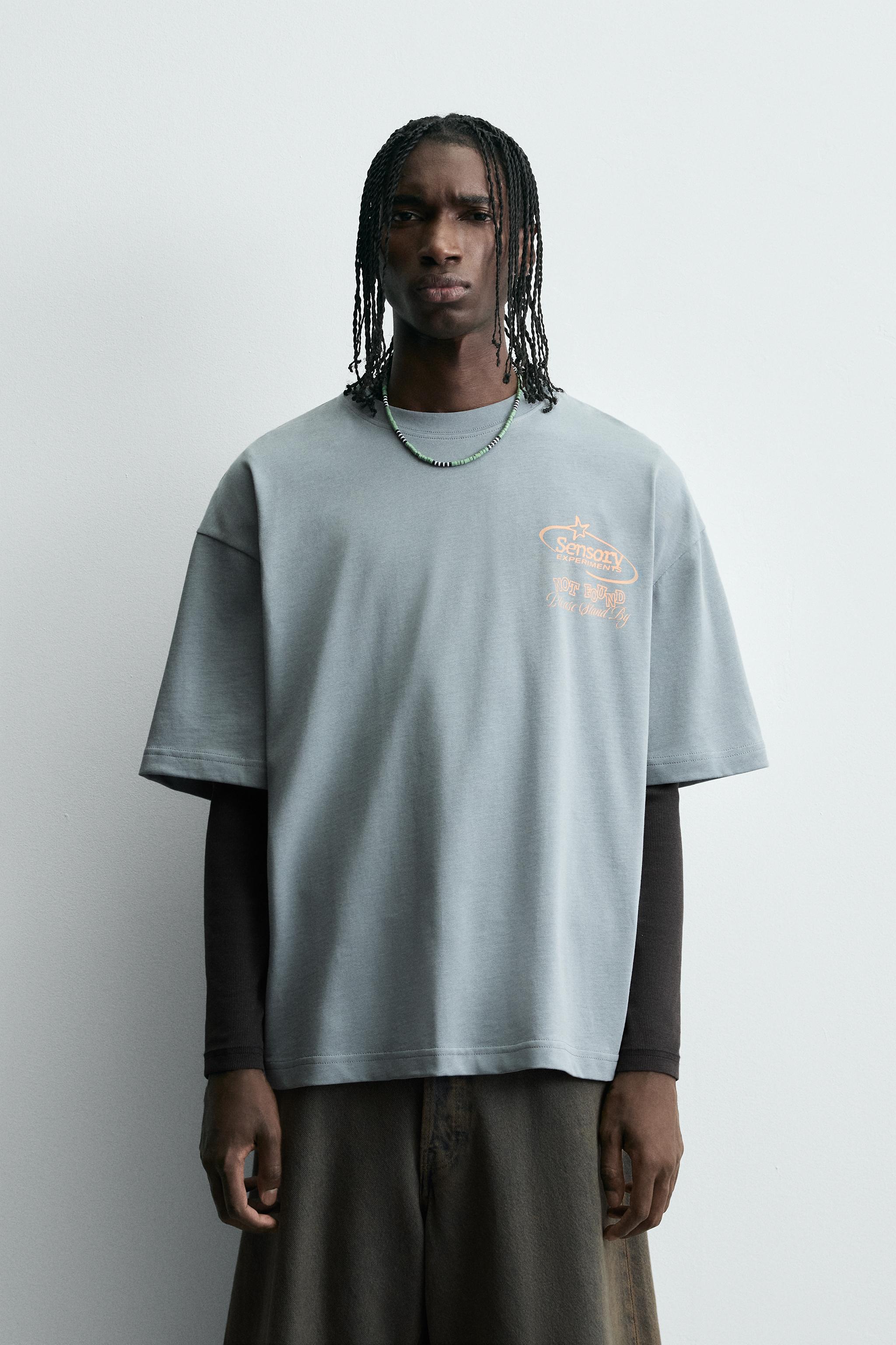 WASHED PRINT T-SHIRT