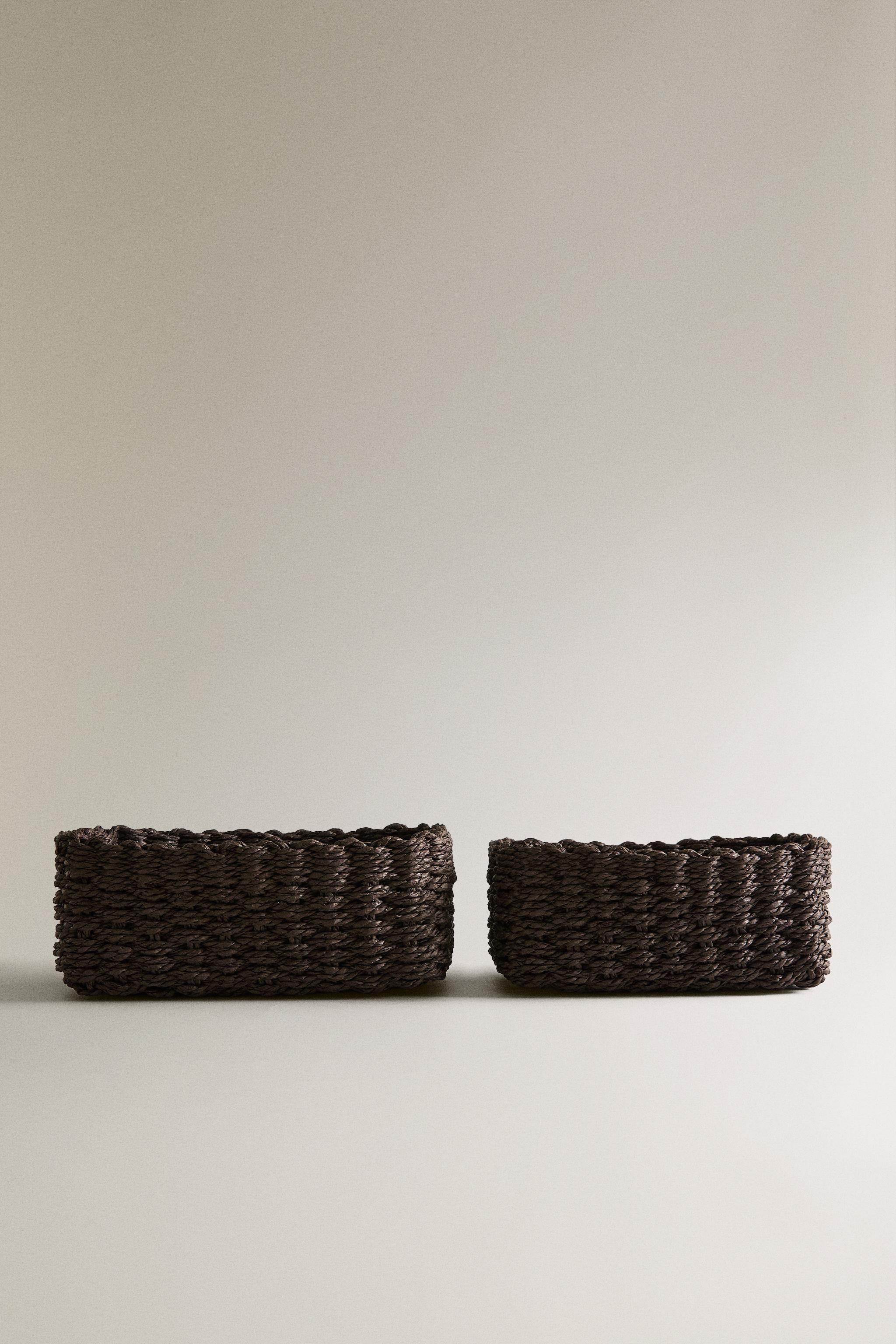 WOVEN PAPER BASKET