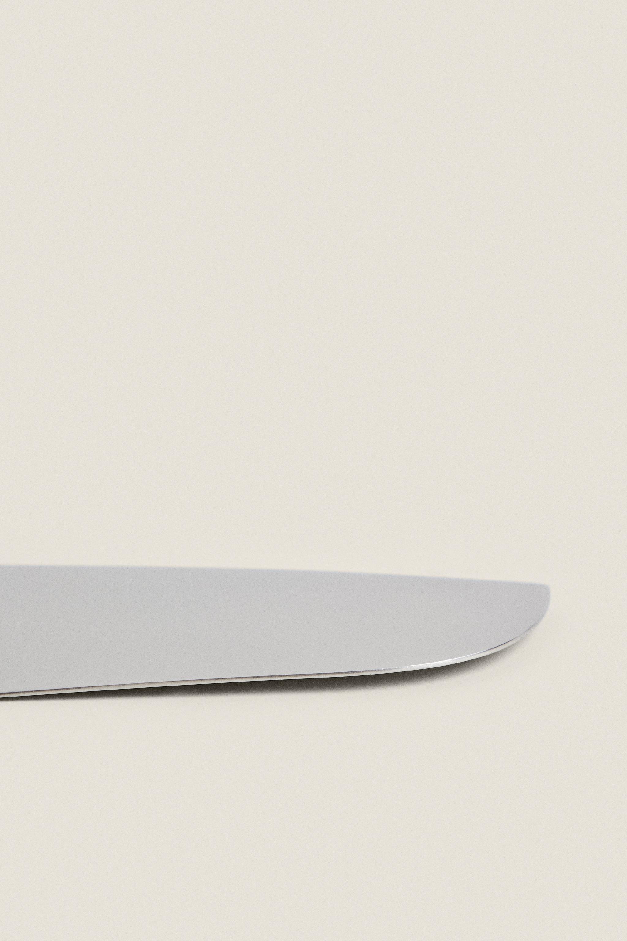 STEEL CAKE SERVER SHINY STEEL