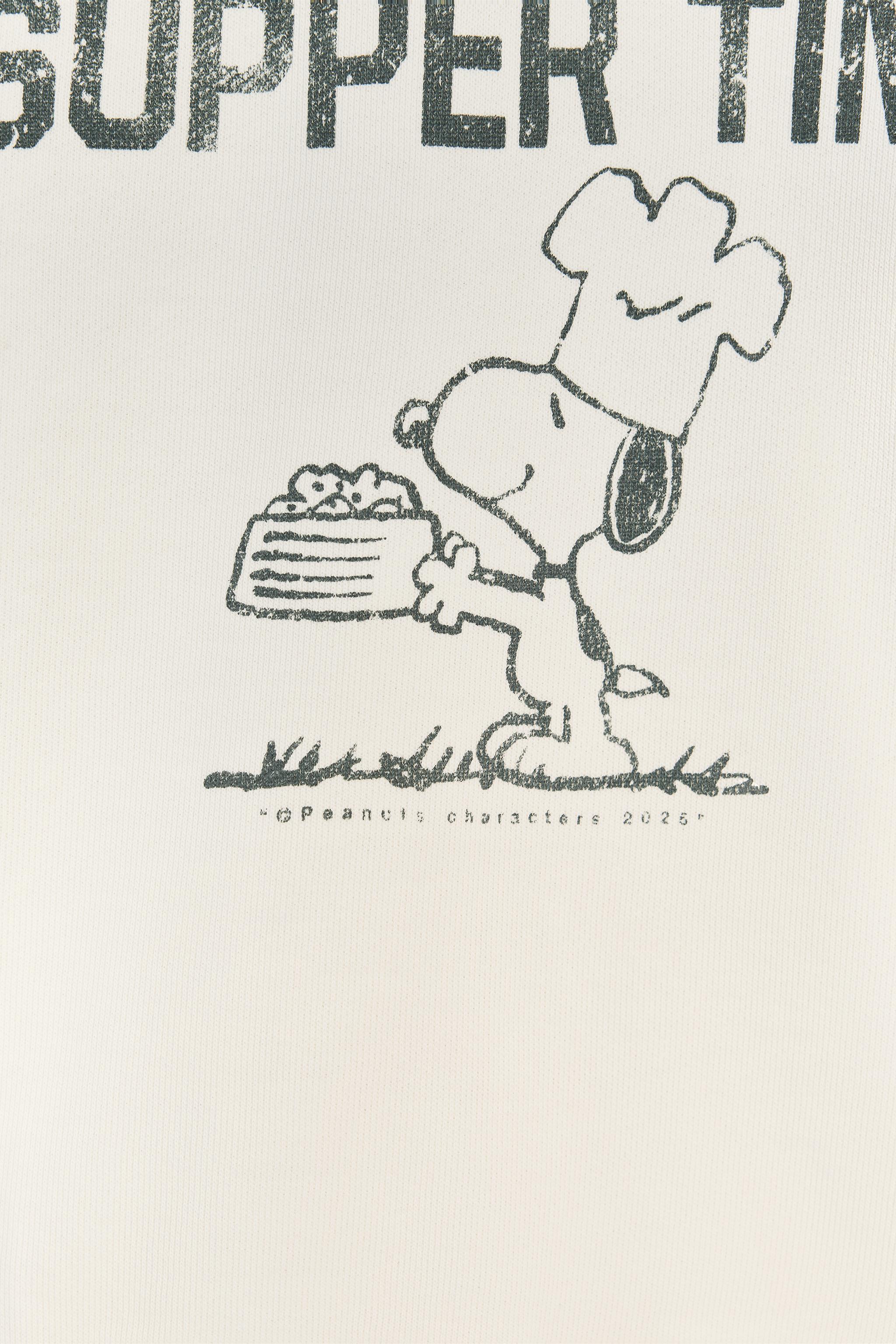 SNOOPY PEANUTS™ WASHED EFFECT SWEATSHIRT