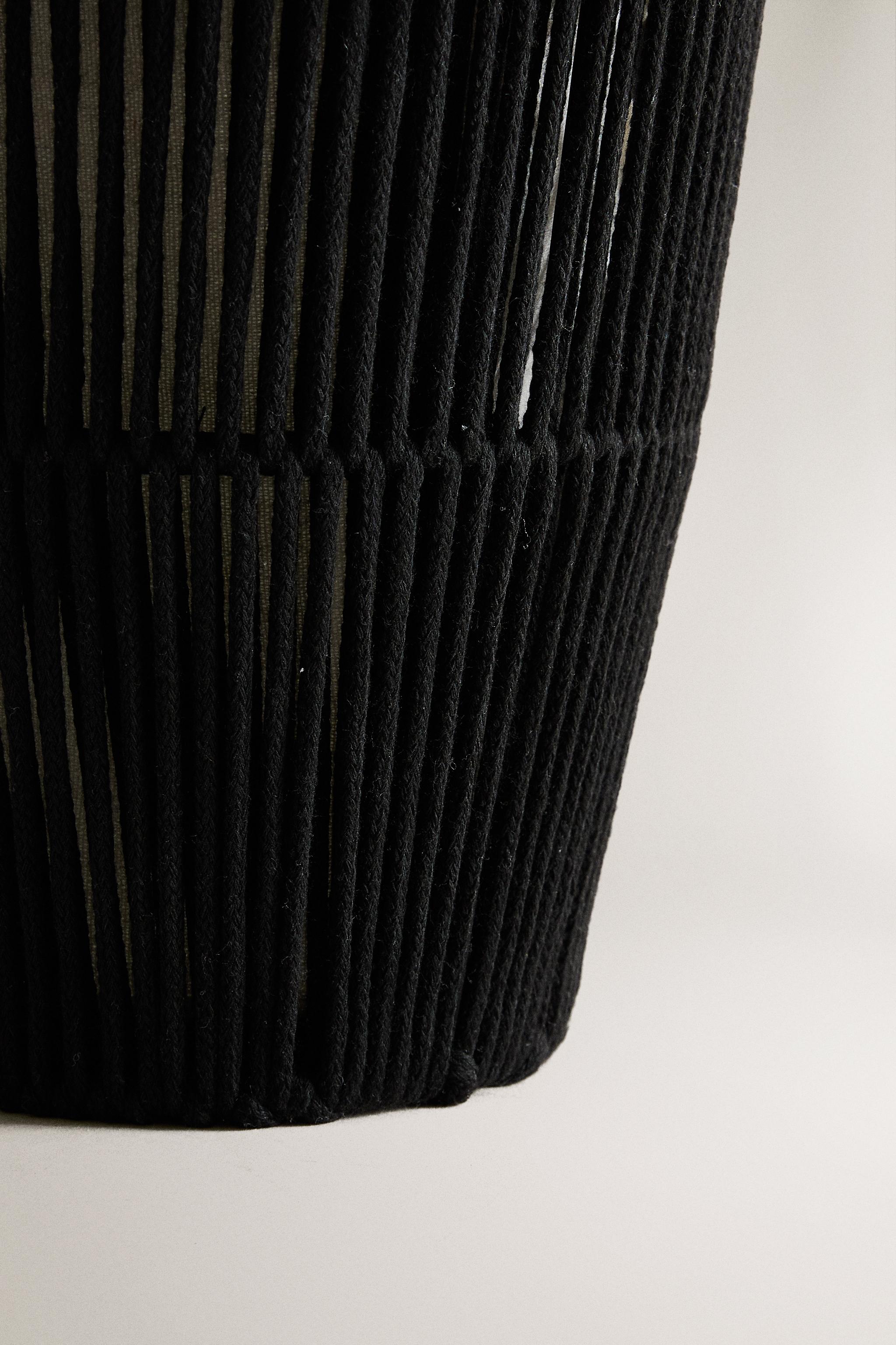 WASTEPAPER BASKET WITH FABRIC LINING