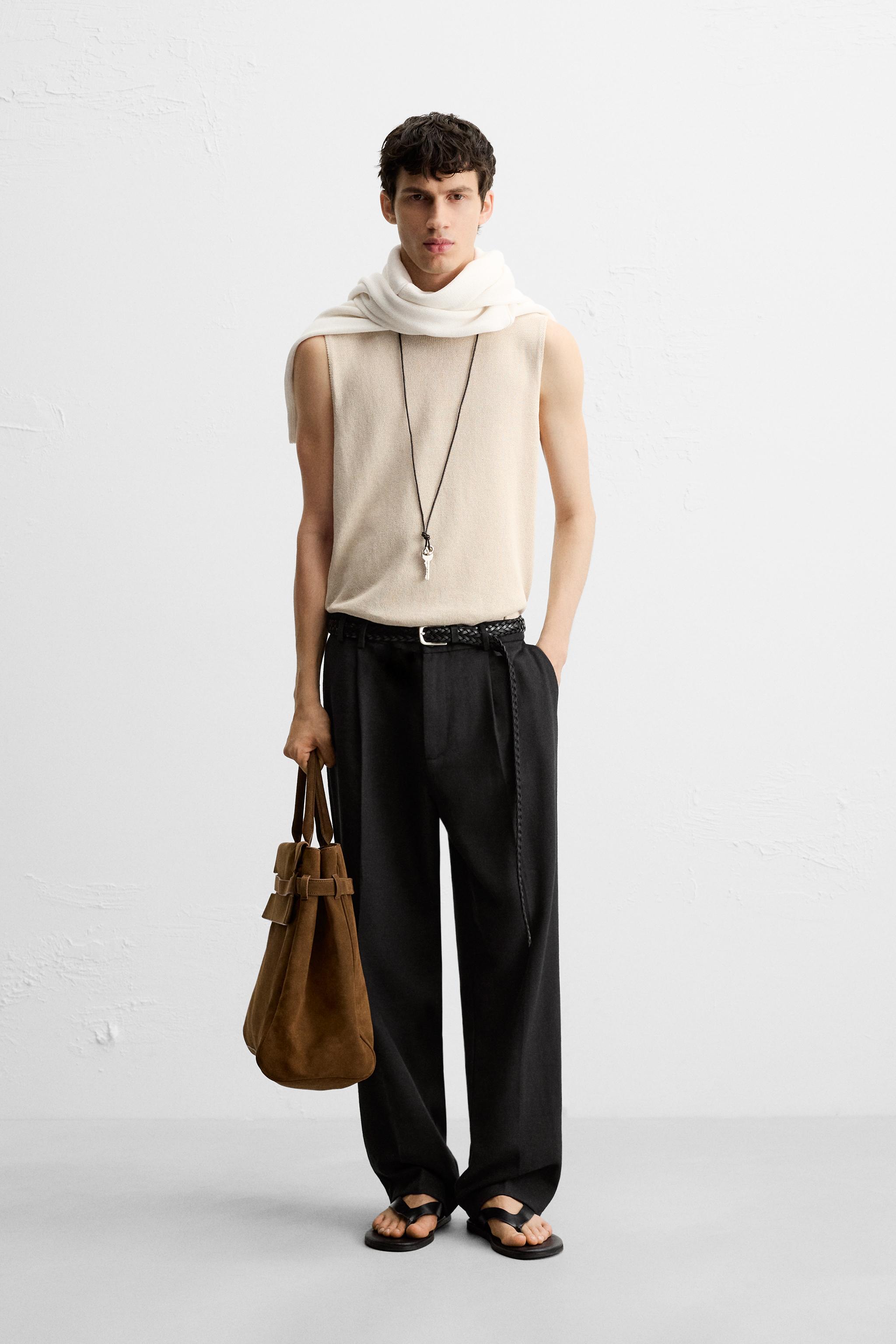 RELAXED FIT KNIT TANK TOP