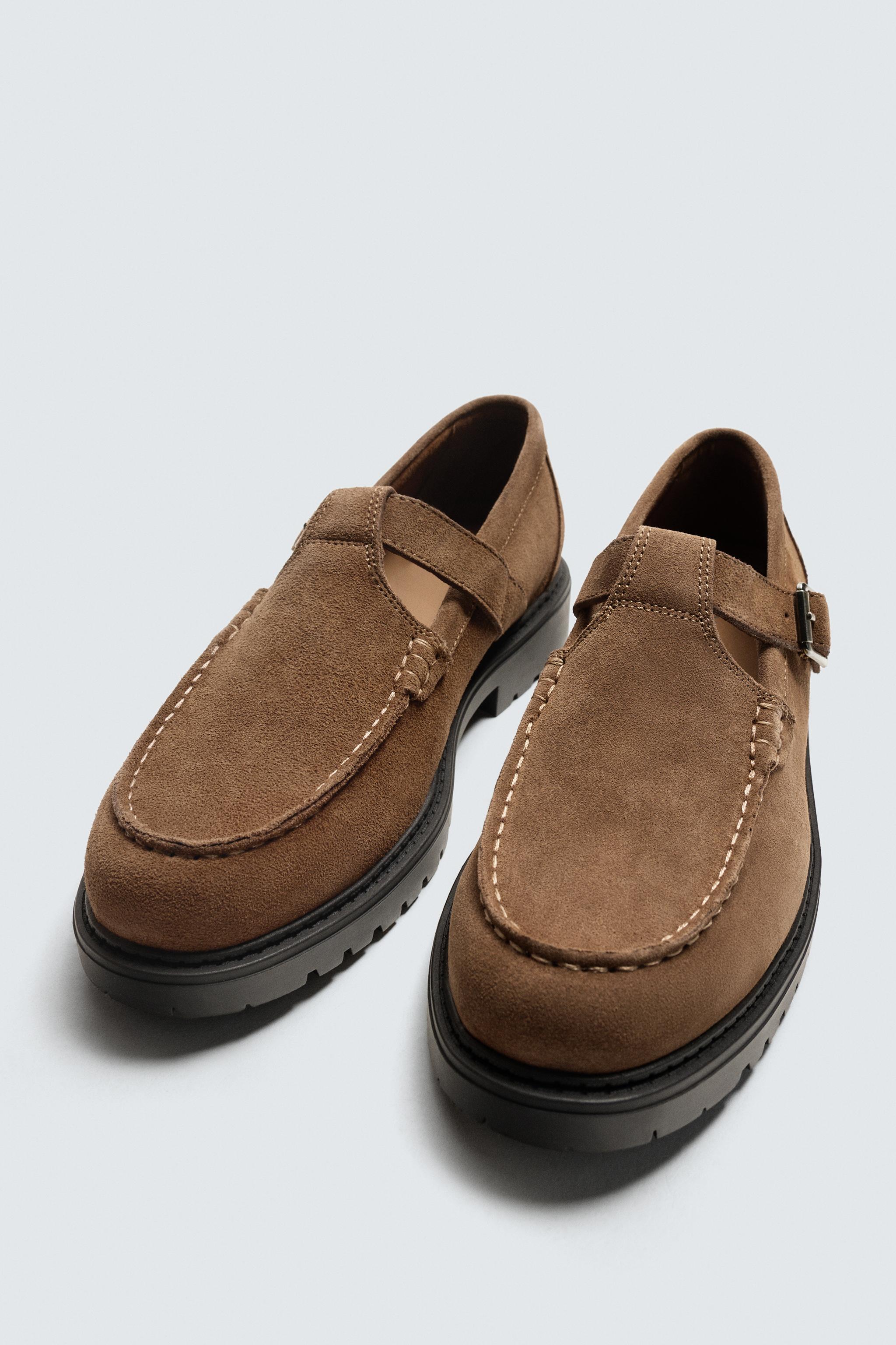 LEATHER BUCKLE SHOES