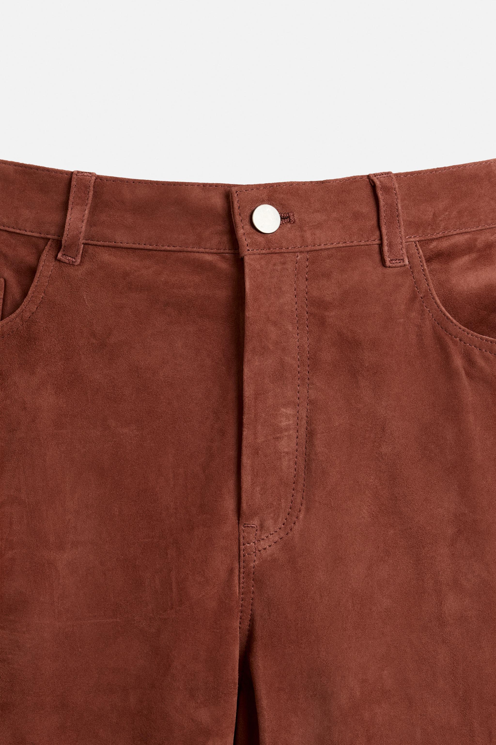 LIMITED EDITION SUEDE LEATHER PANTS