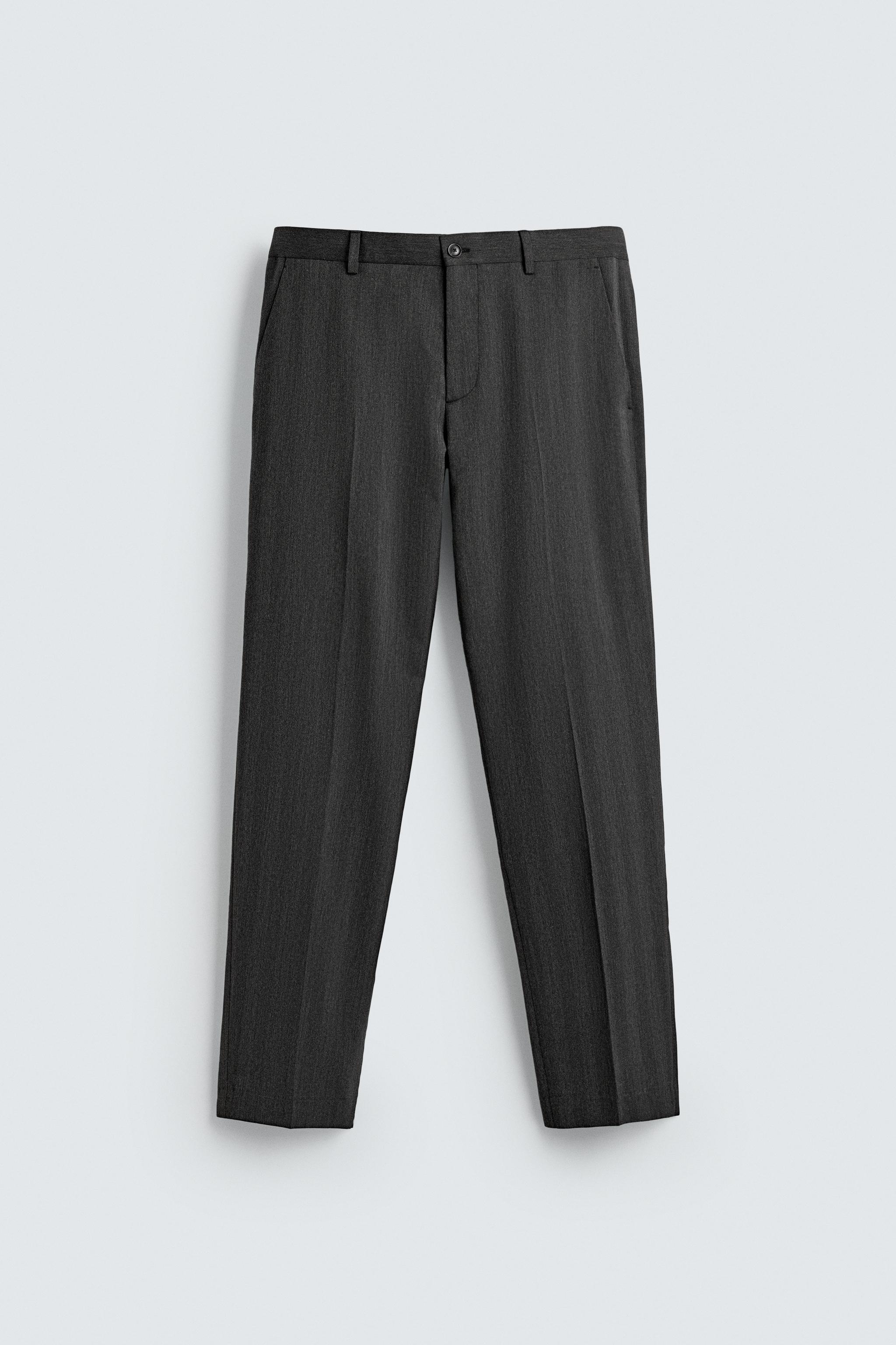 SLIM FIT SUIT PANTS