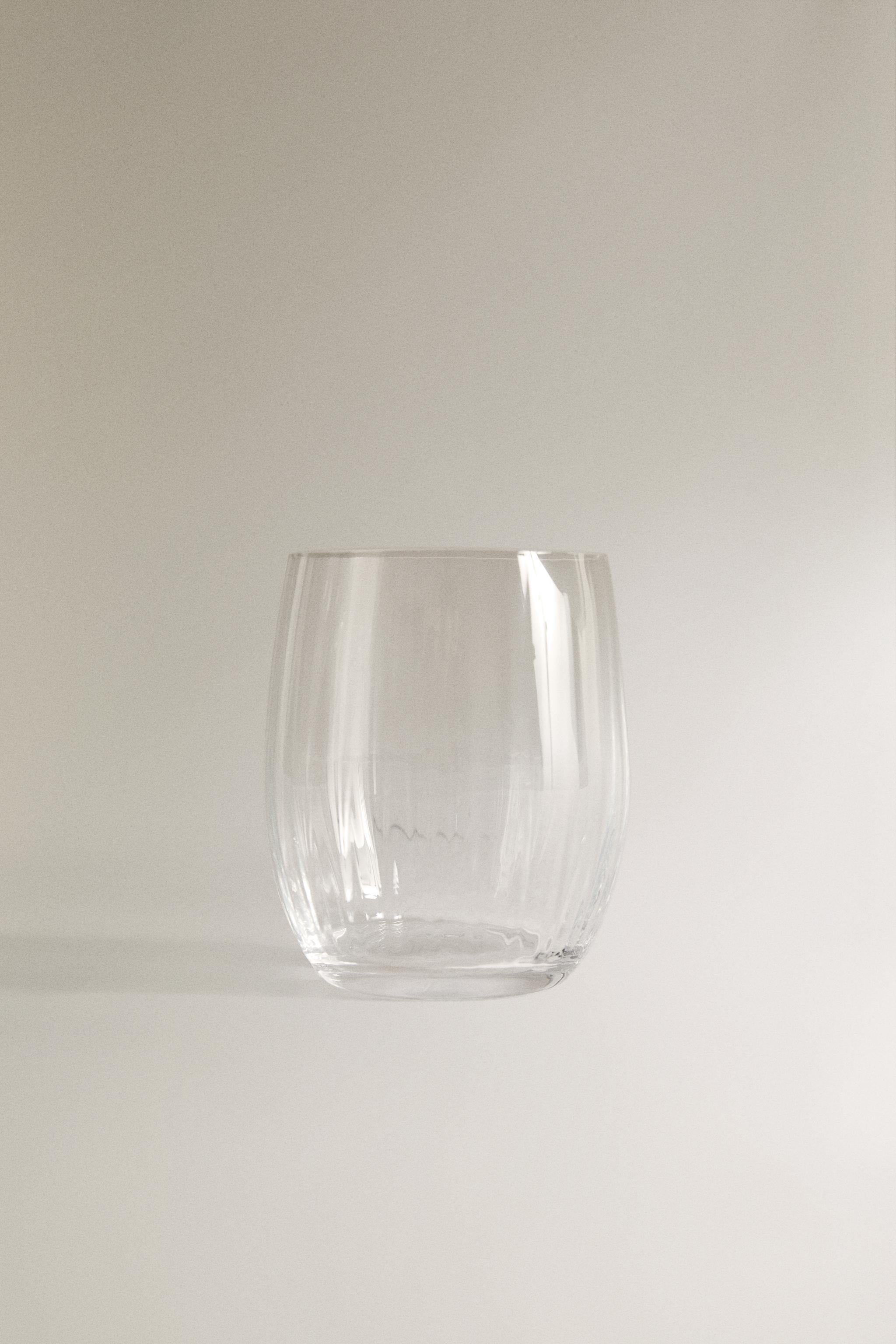 BOHEMIA CRYSTAL TUMBLER WITH LINES