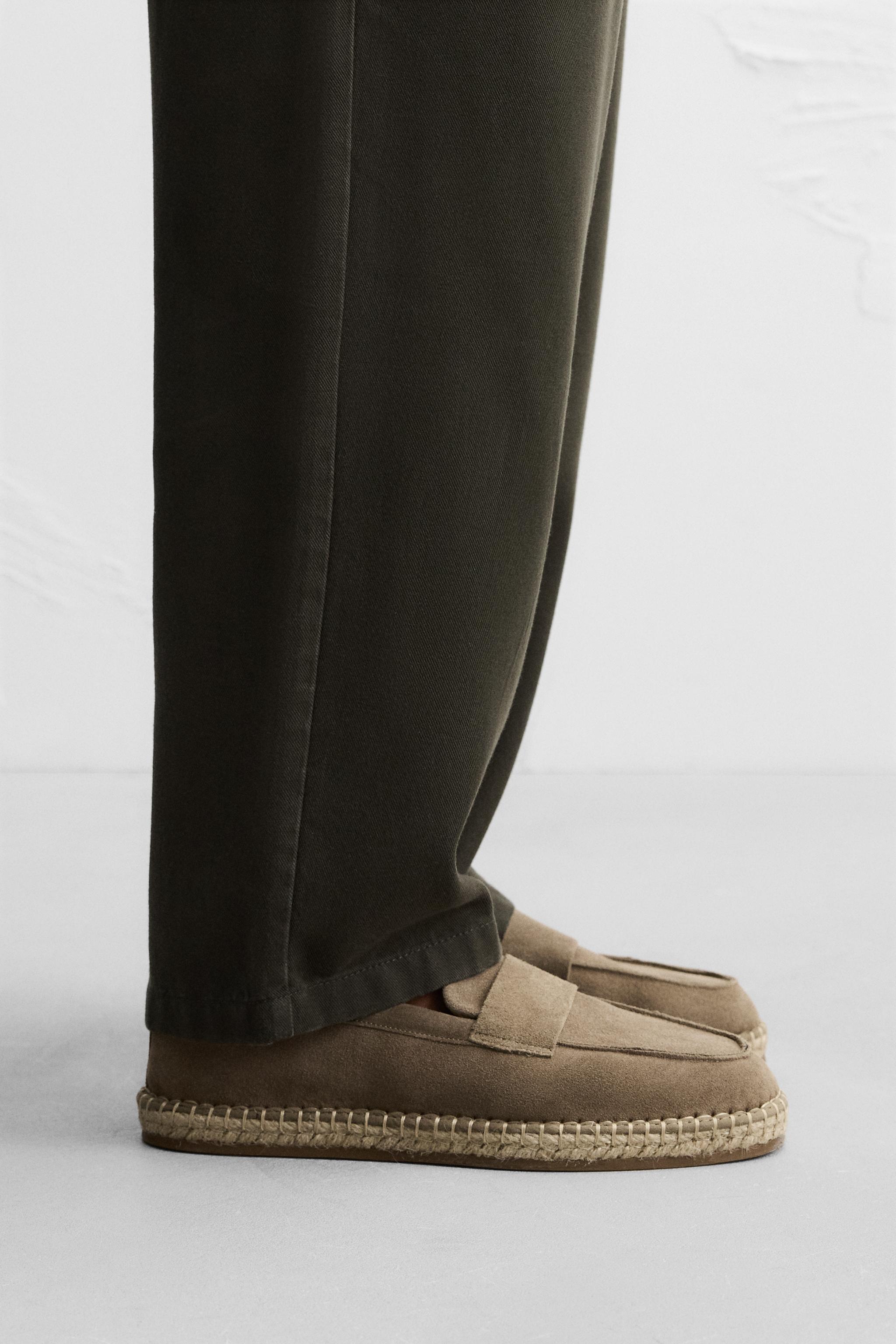 LEATHER PENNY KEEPER ESPADRILLES