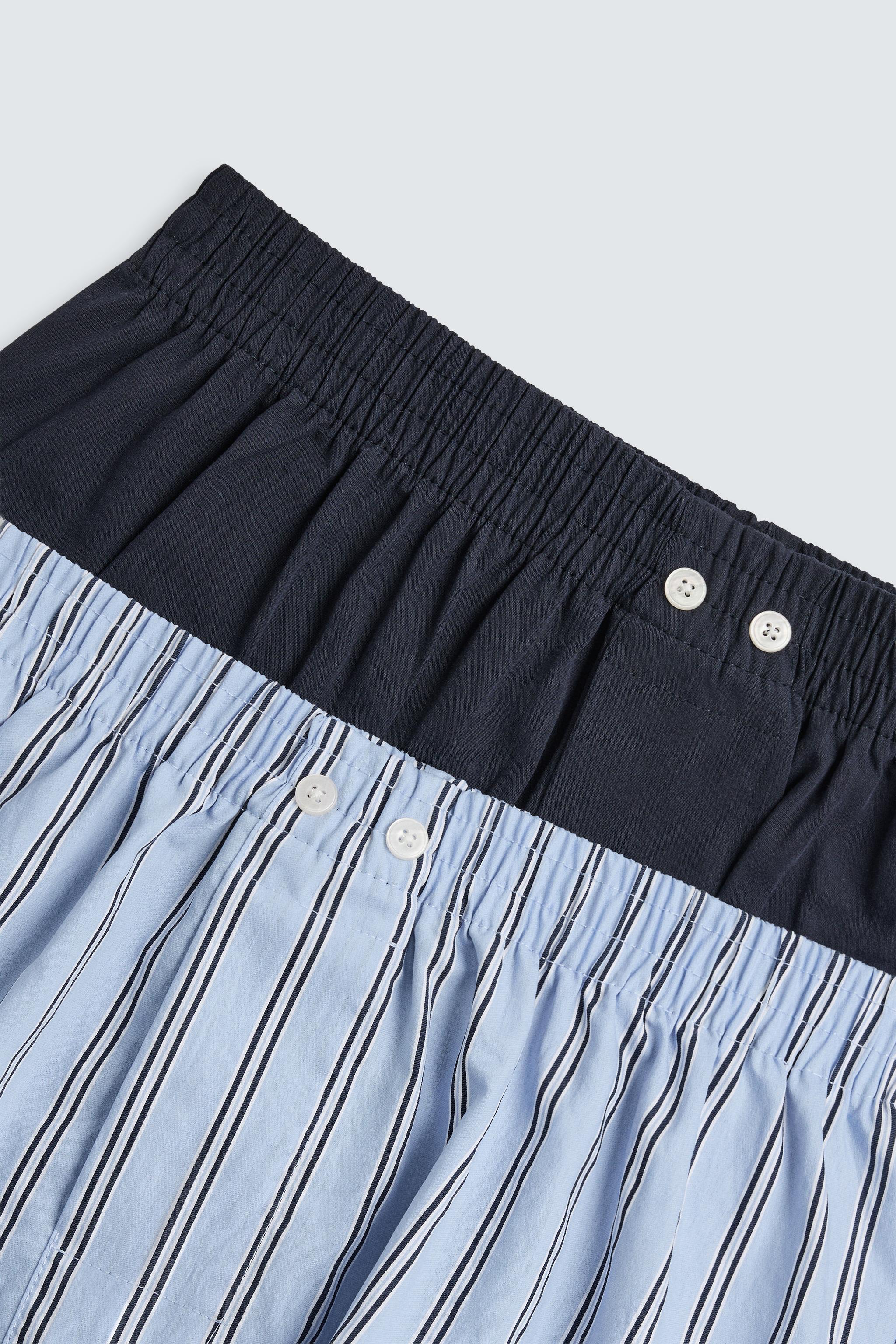 COMBINATION POPLIN BOXERS 2-PACK