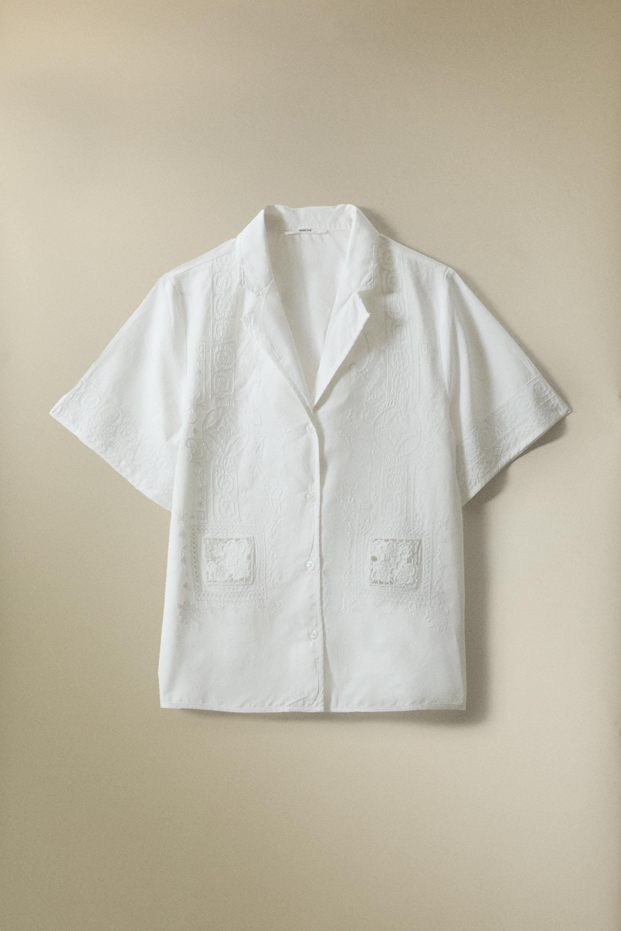 EMBROIDERED COTTON SHIRT