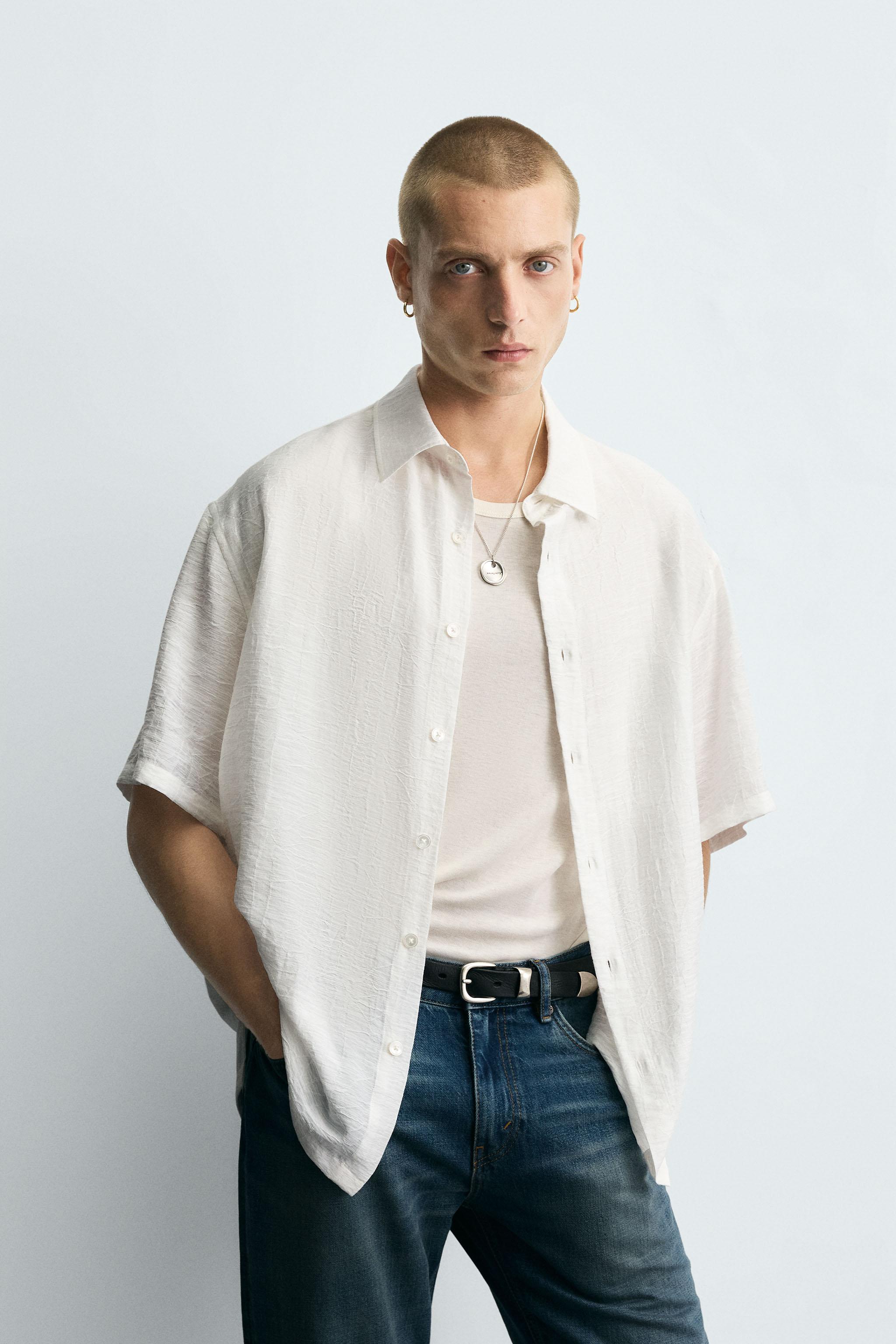 IRREGULAR JACQUARD SHIRT