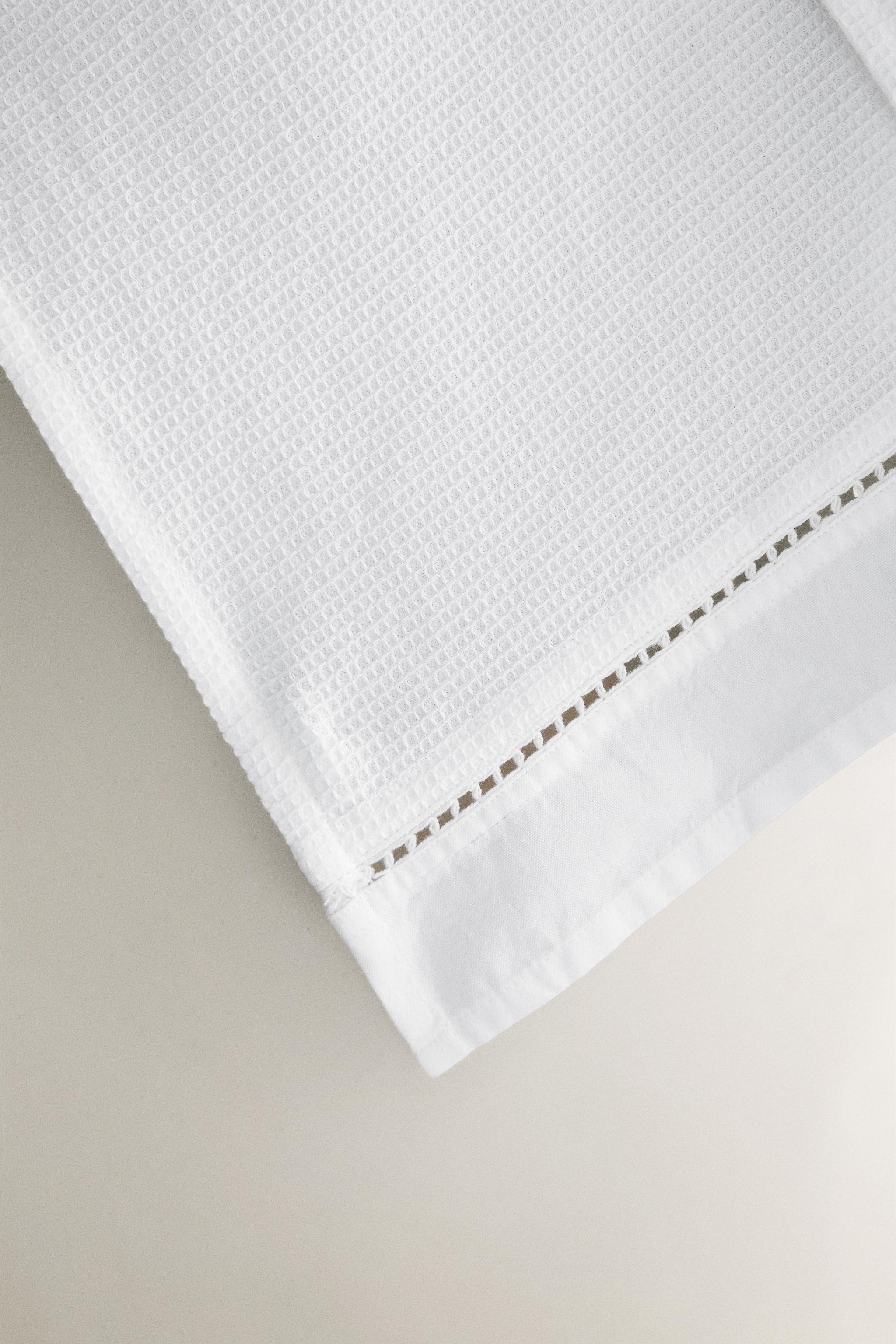 WAFFLE-KNIT KITCHEN TOWELS (SET OF 2)