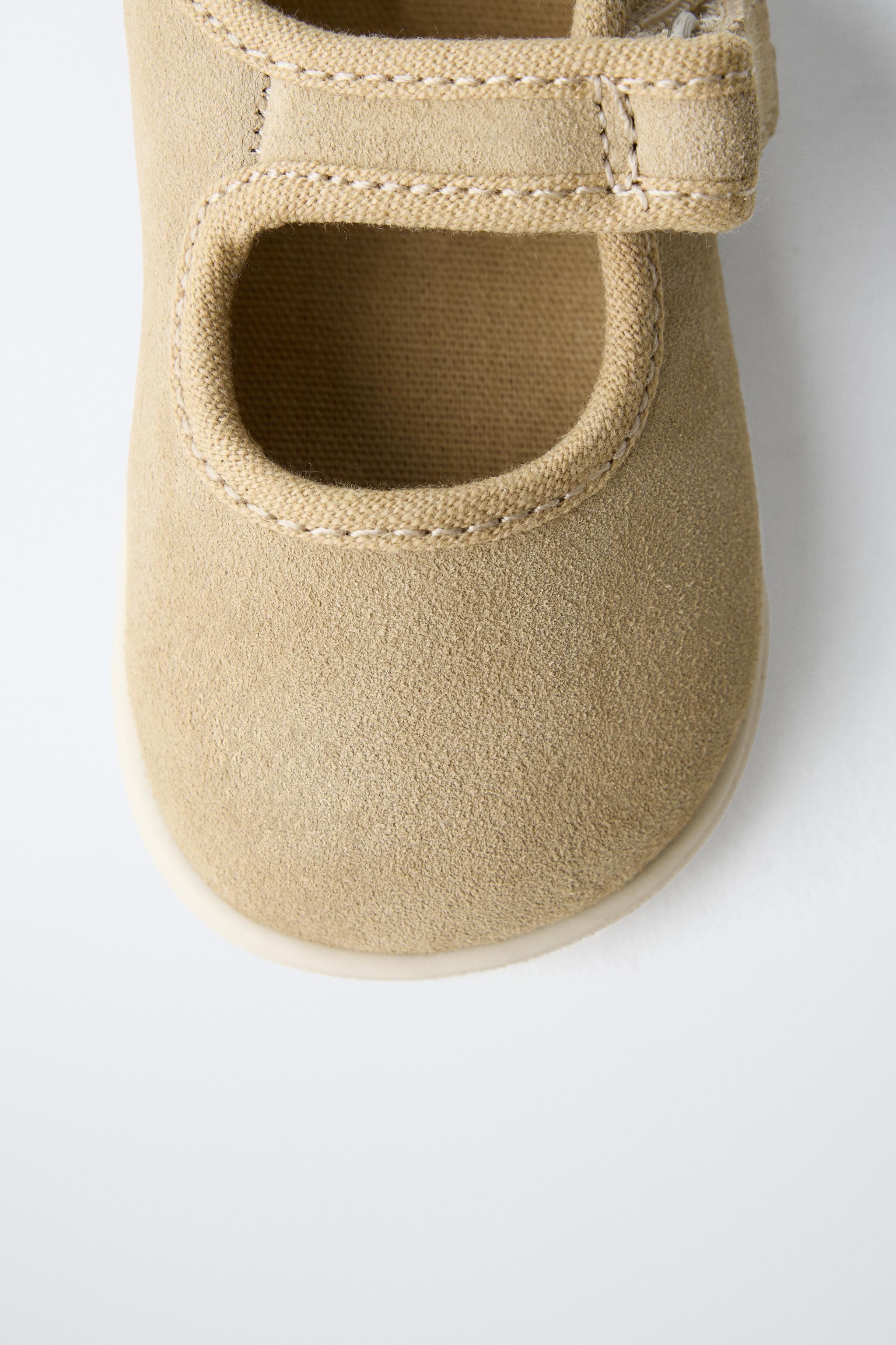 BAREFOOT LEATHER BALLET FLATS