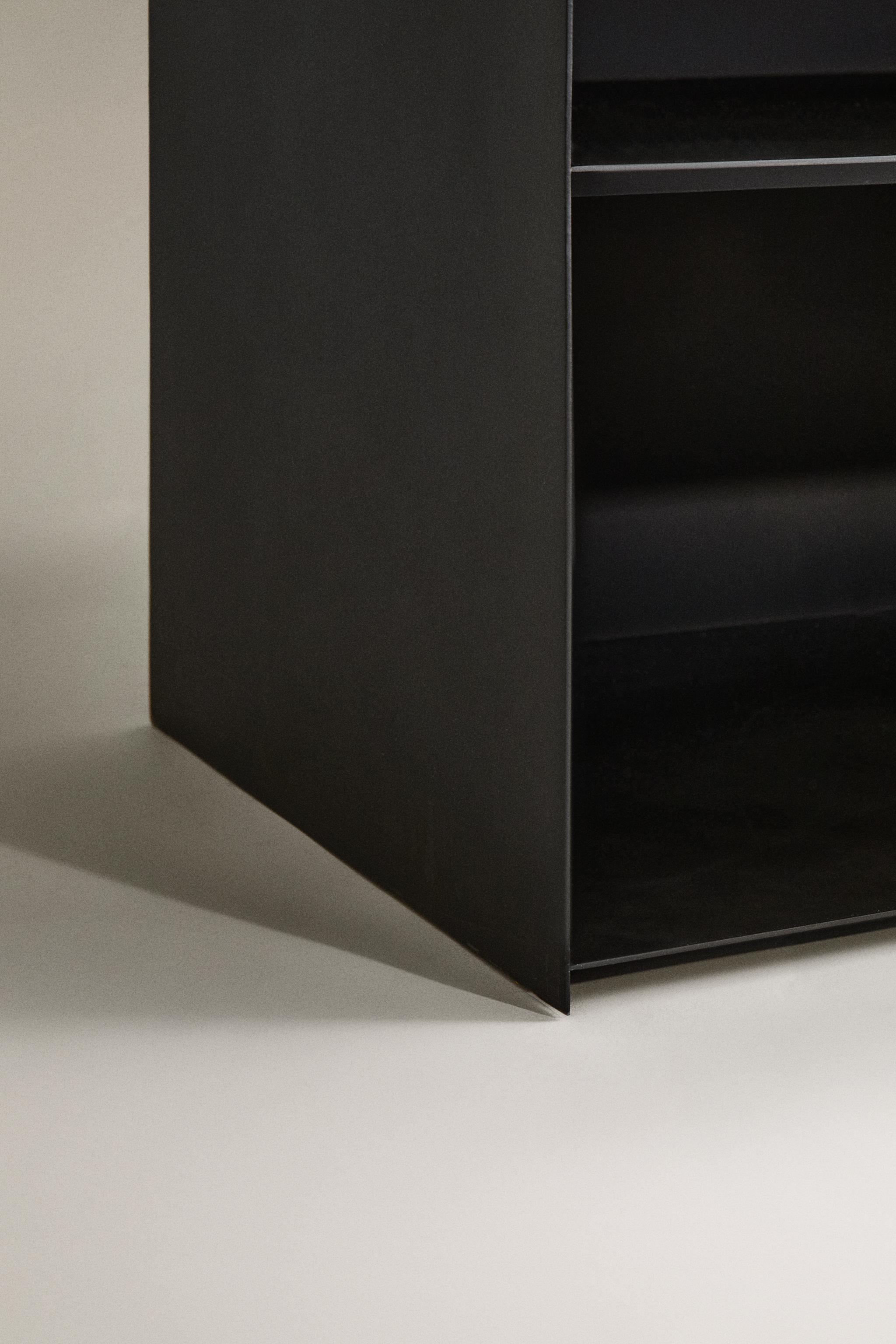 METAL NIGHTSTAND WITH DRAWER