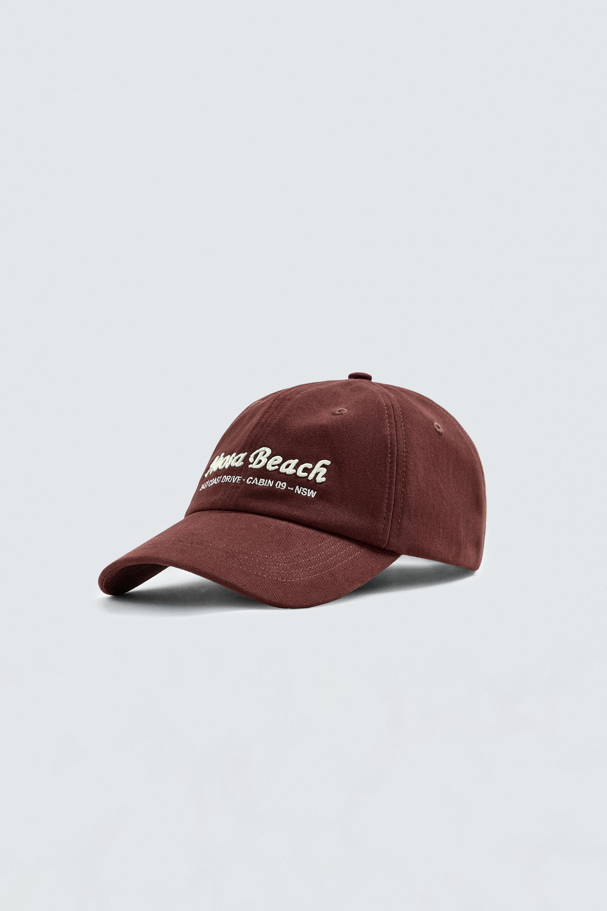 EMBROIDERED TEXT CAP